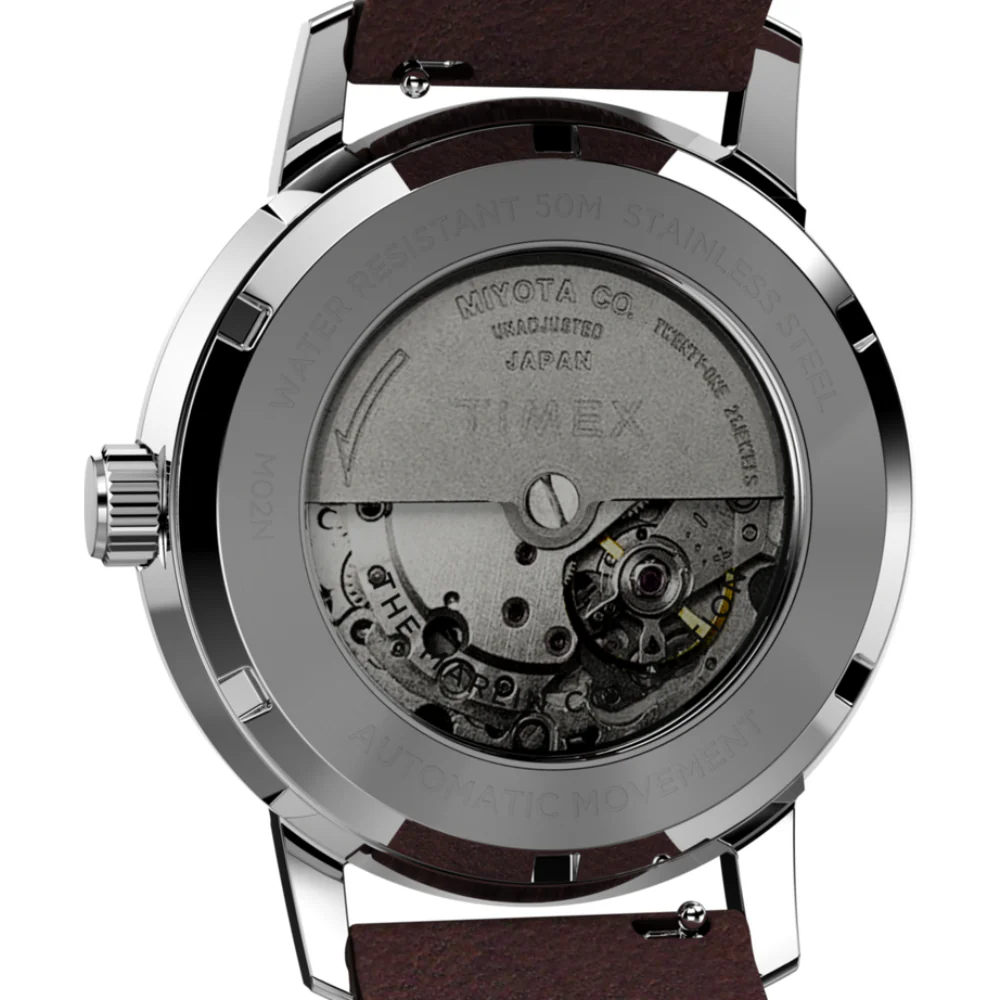 Marlin Automatic 40mm Leather Strap Watch - Image 4