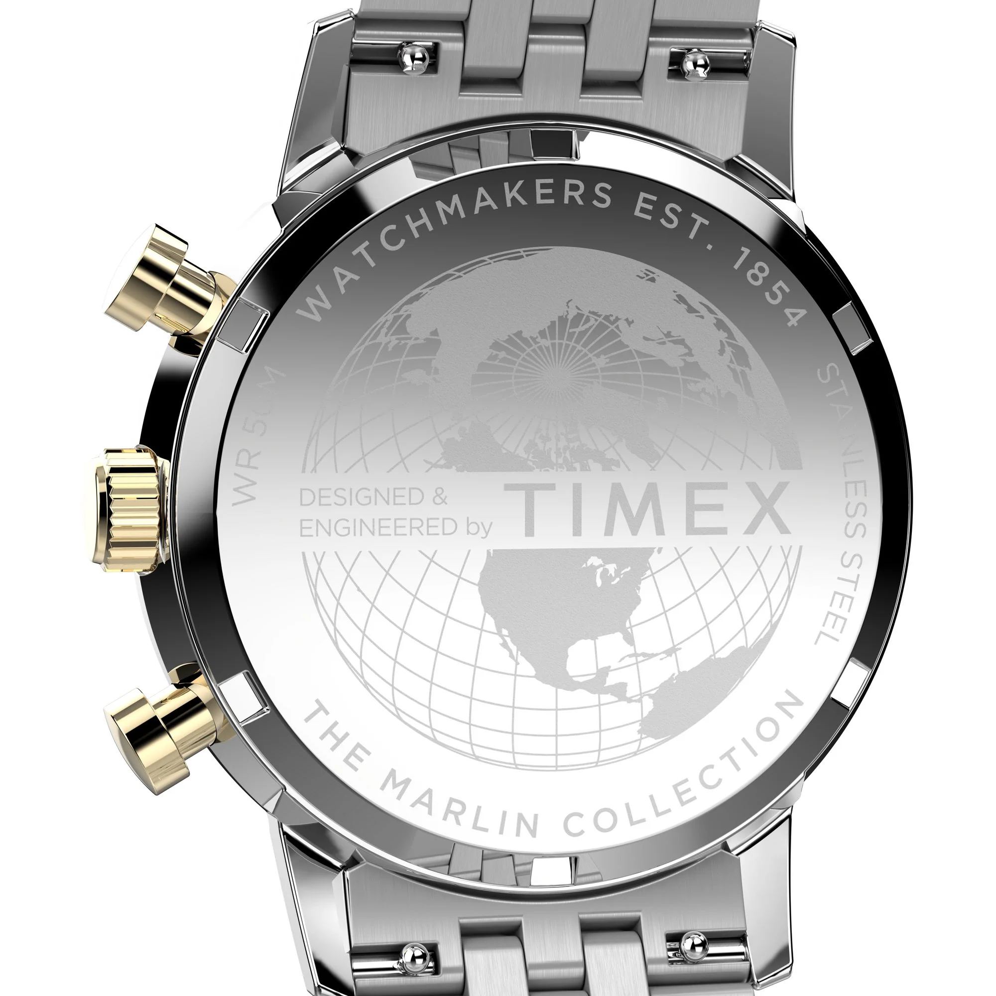 TIMEX Marlin Men Champagne Round Dial Analog Watch - TW2W60100UJ - Image 3