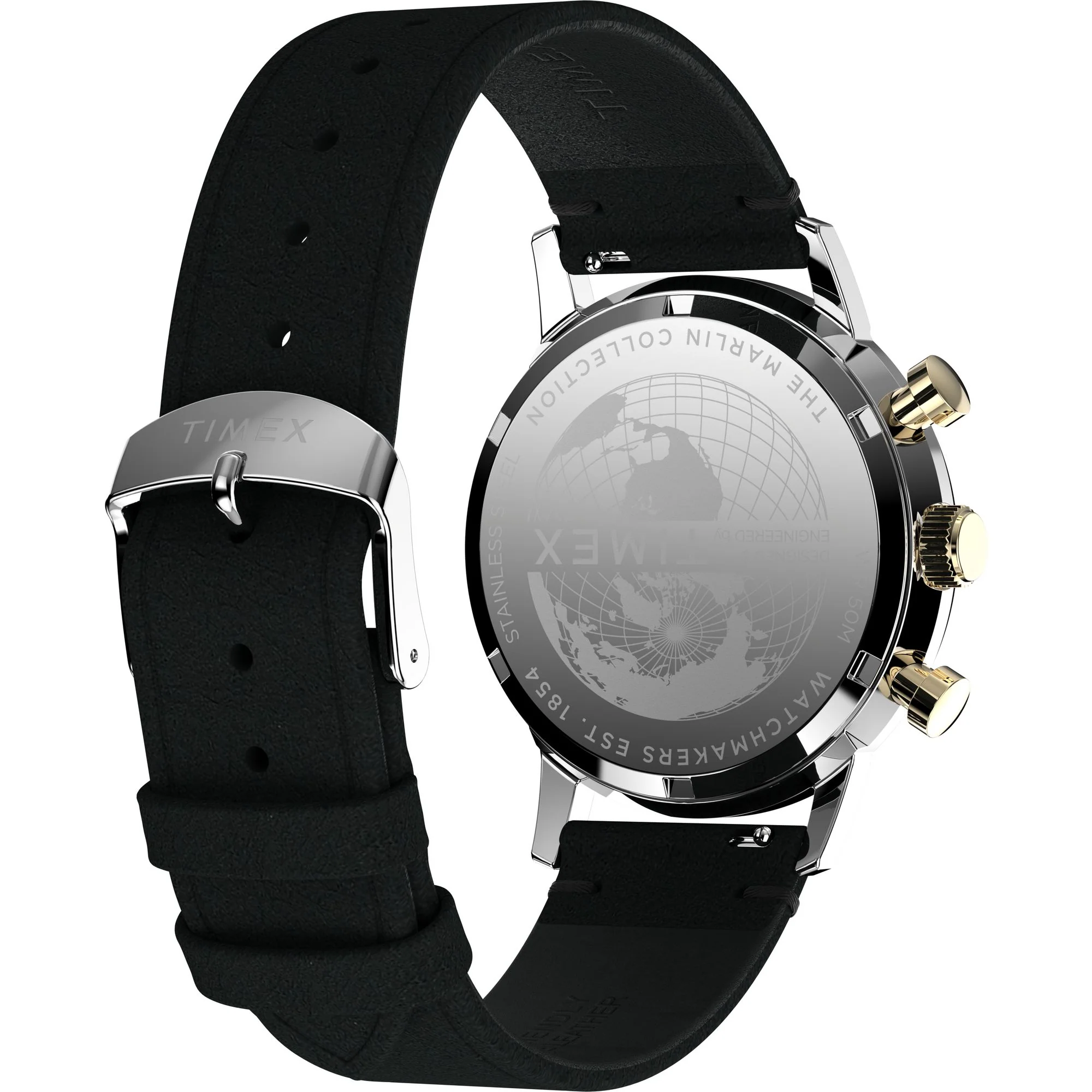TIMEX Marlin Men Champagne Round Dial Analog Watch - TW2W60300UJ - Image 5