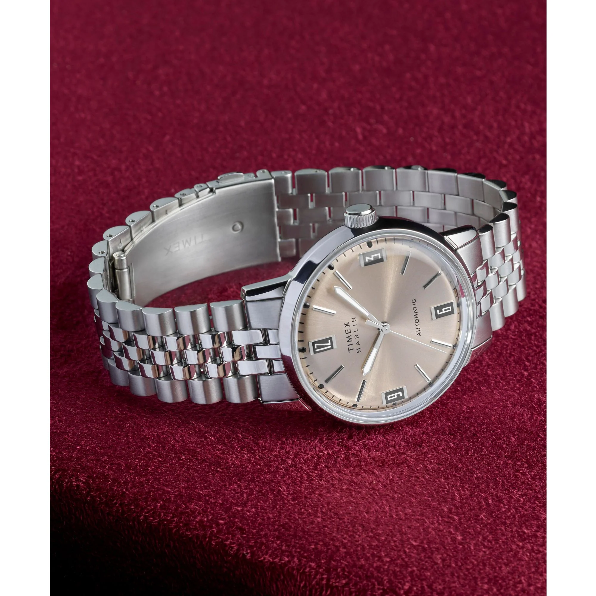 TIMEX Marlin Men Natural Round Dial Automatic Analog Watch - TW2W59200UJ - Image 6