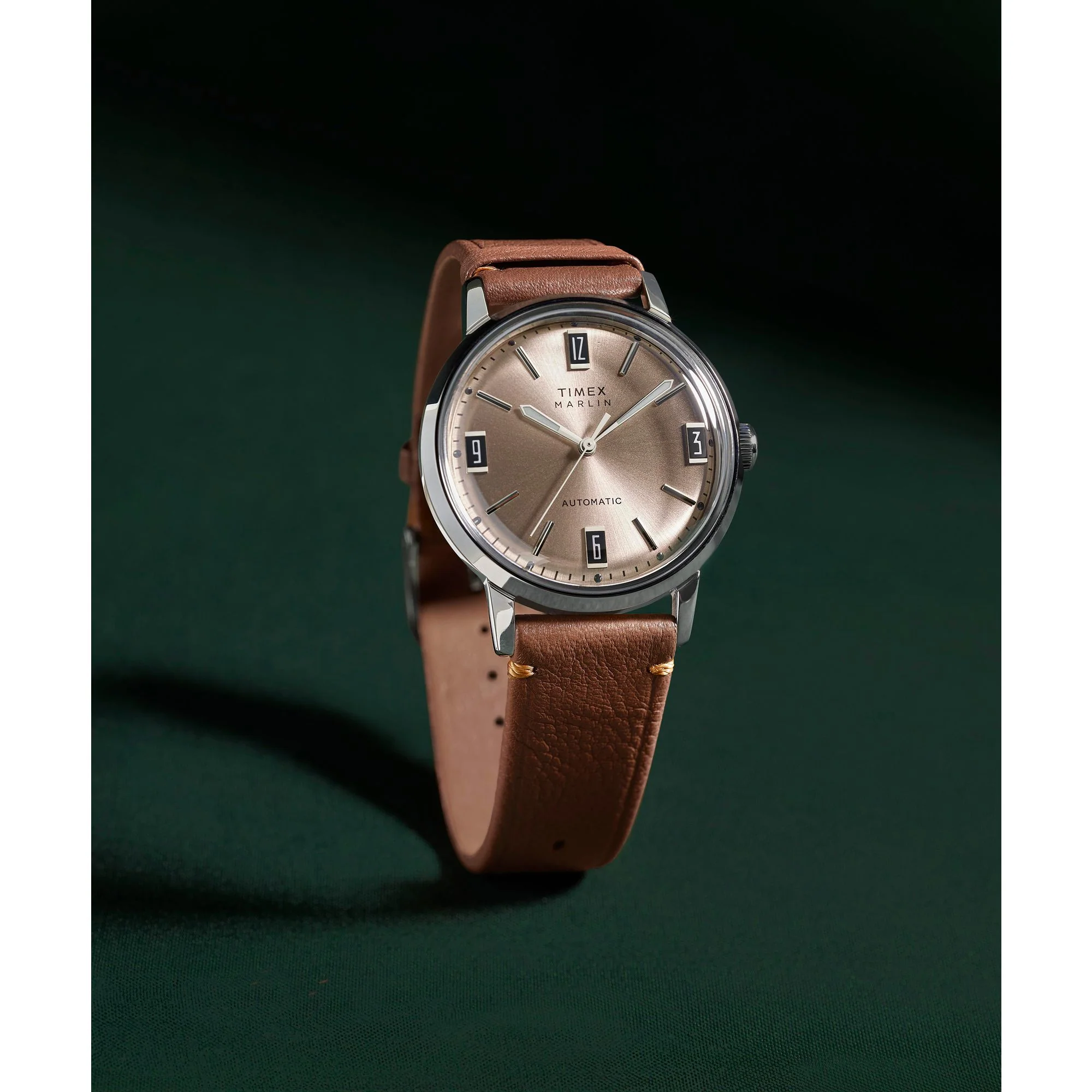 TIMEX Marlin Men Natural Round Dial Automatic Analog Watch - TW2W59300UJ - Image 6