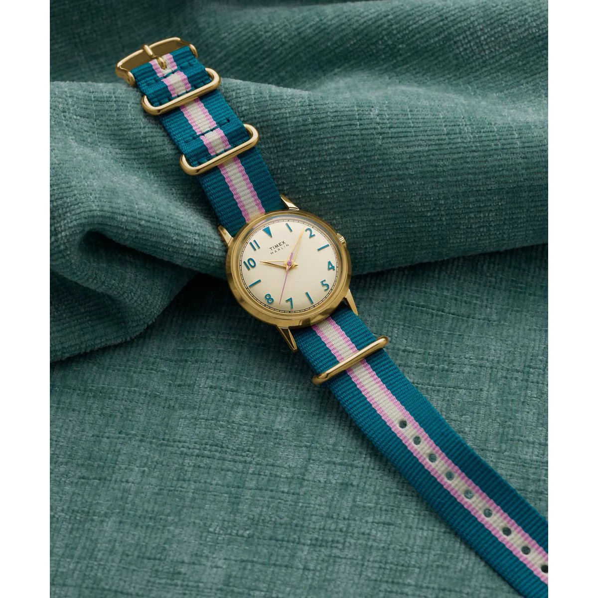 Timex Marlin Round 34mm Beige Dial Analog Women Watch - TW2Y49900UJ - Image 6