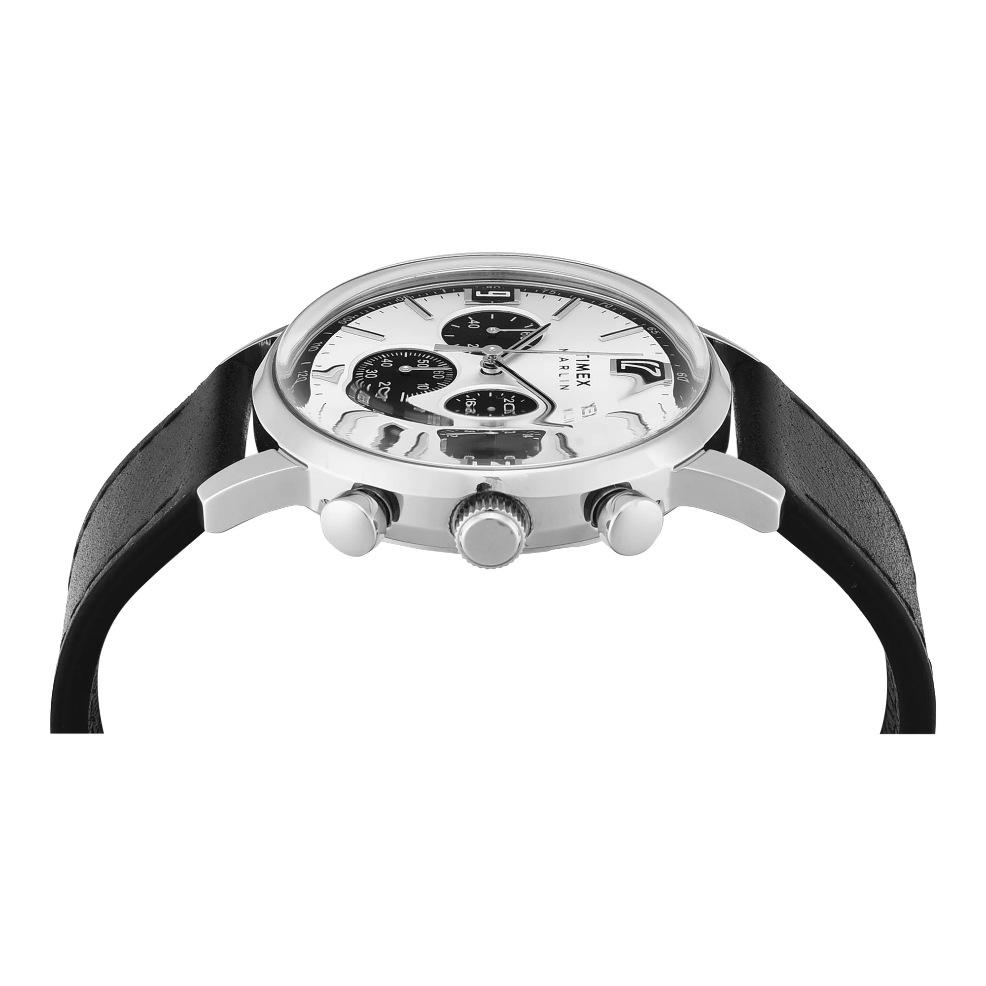 TIMEX MARLIN Silver-Tone Round Dial Analog Men's Watch - TWEG26703 - Image 4