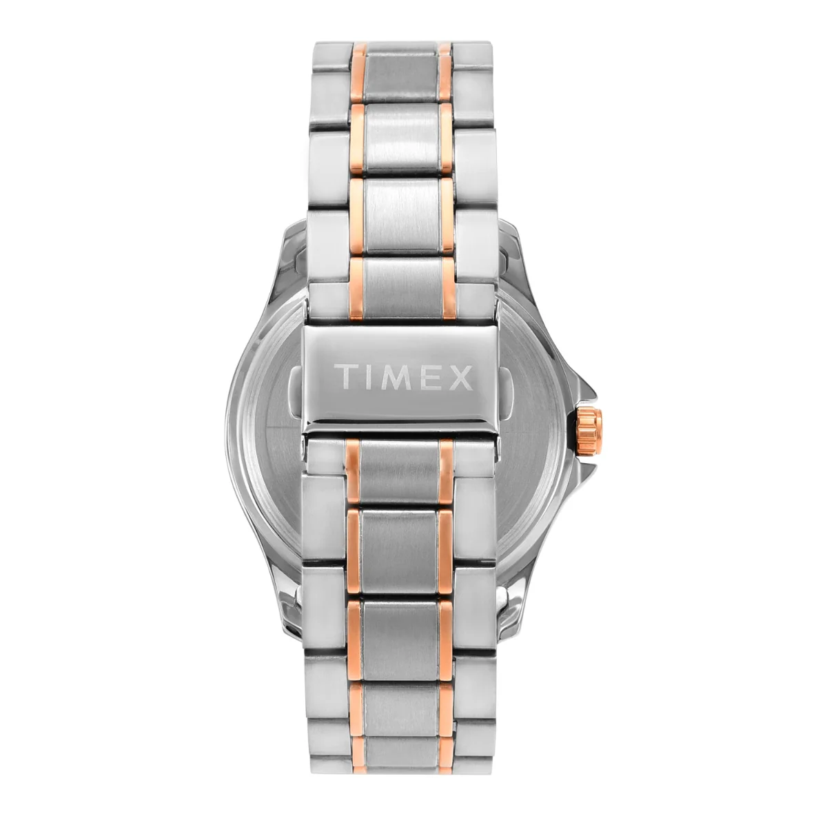 Timex Men Analog Blue Round Brass Dial Watch- TW000X131 - Image 3