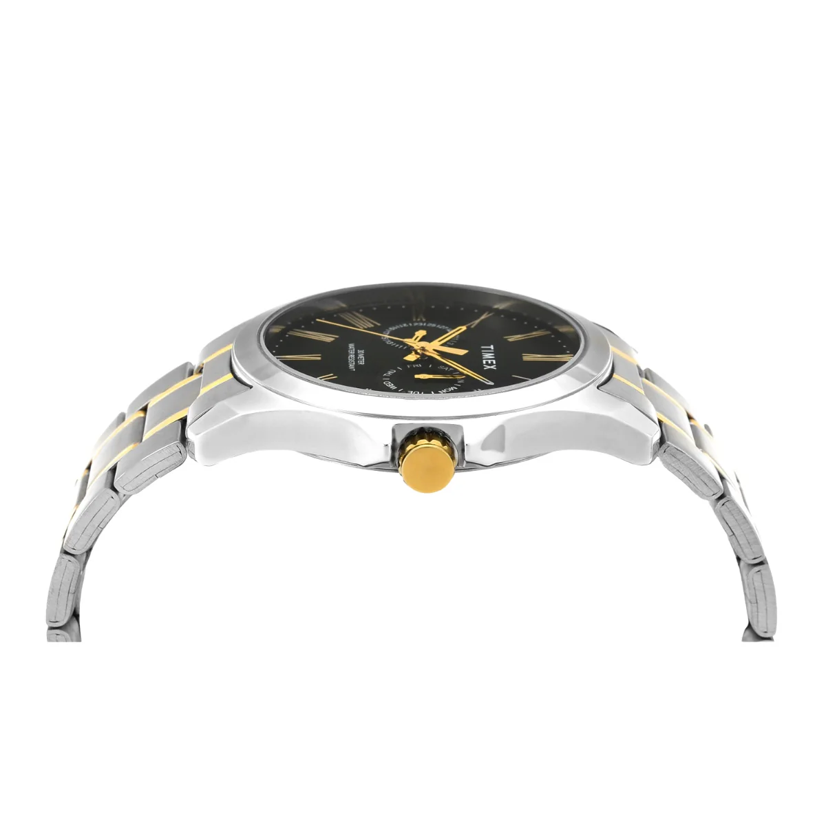 Timex Men Analog Green Round Brass Dial Watch- TW000X130 - Image 6