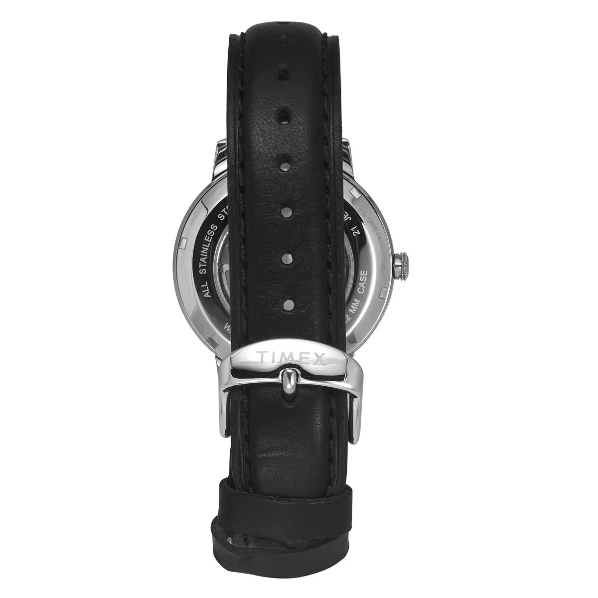 Timex Men Automatic Silver Round Stainless Steel Dial Watch- TWEG23500 - Image 4