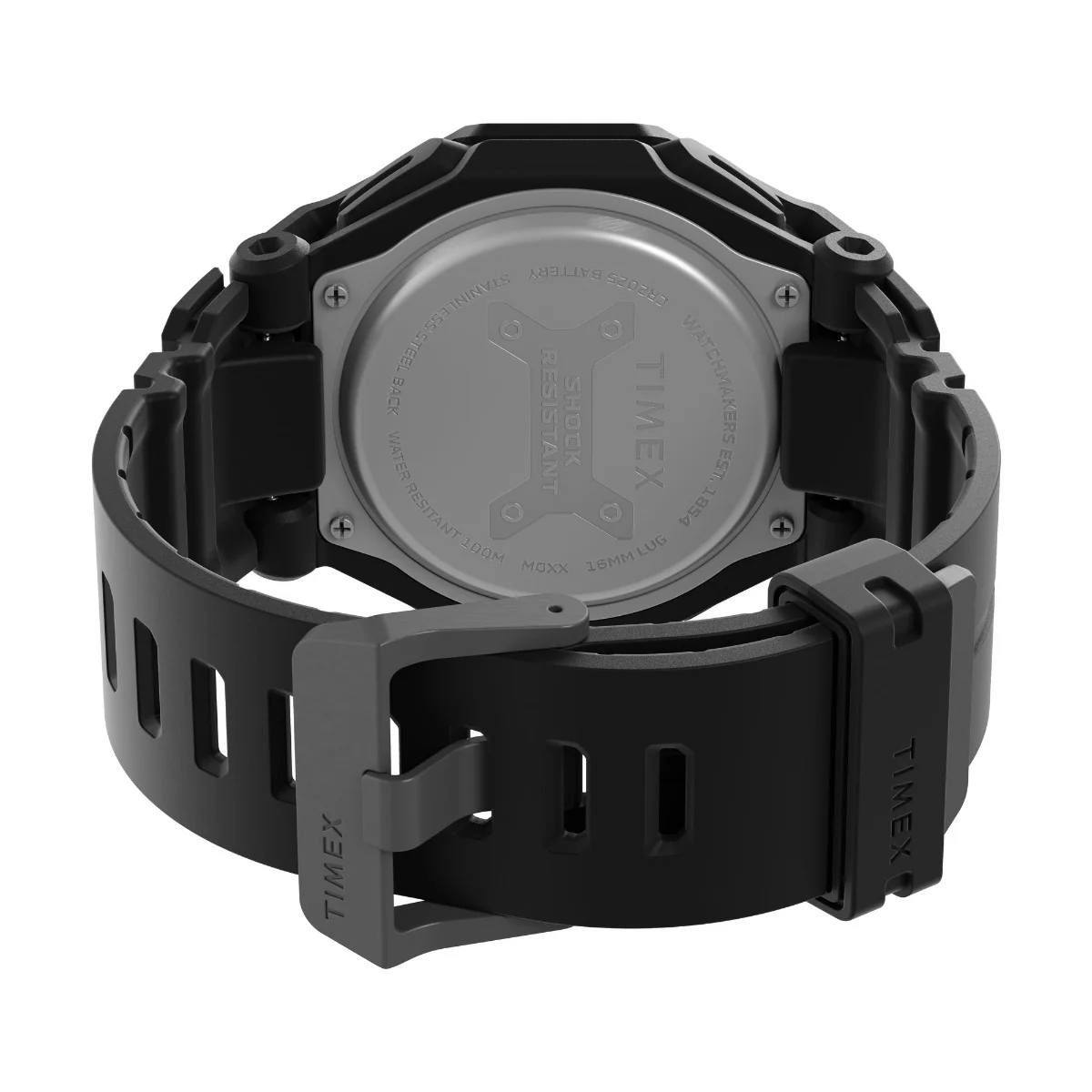 Timex Men Black Resin Square Dial Digital Watch-TW2V59800UJ - Image 3