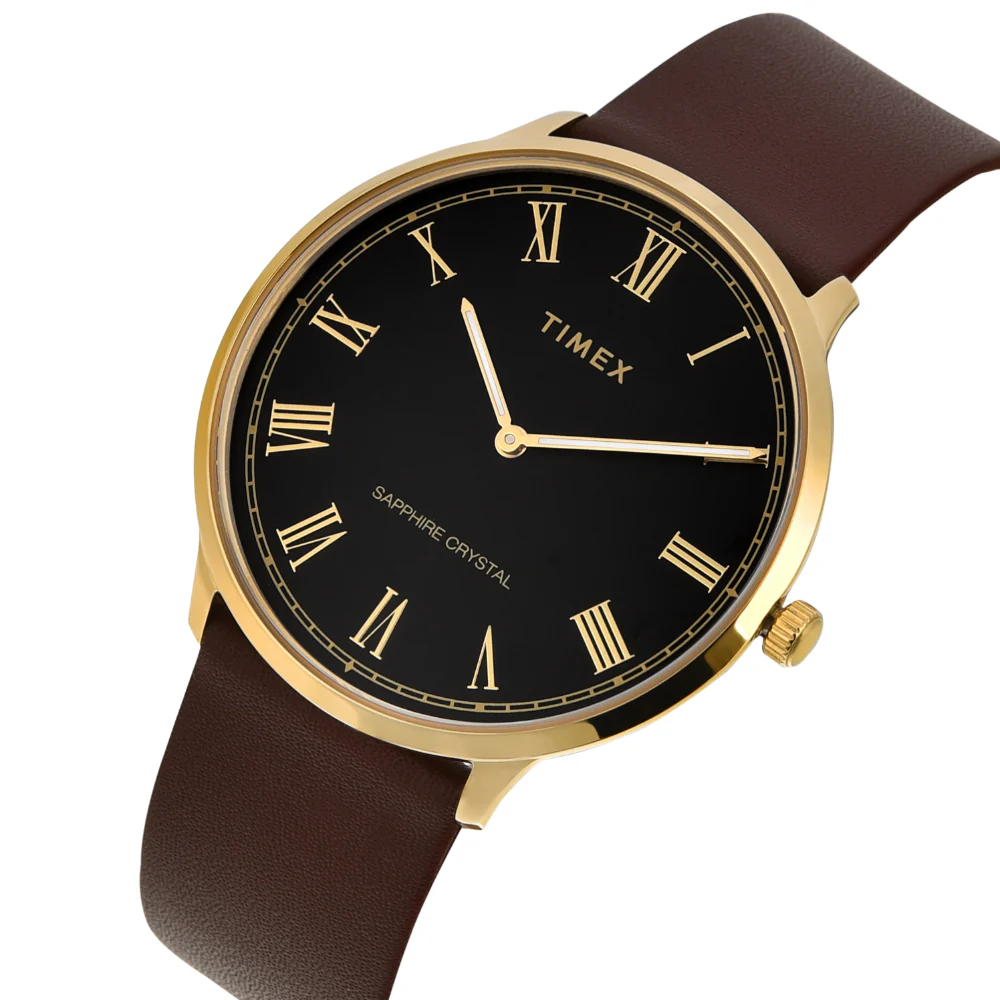 Timex Men Black Round Analog Dial Watch- TWEG22103 - Image 2