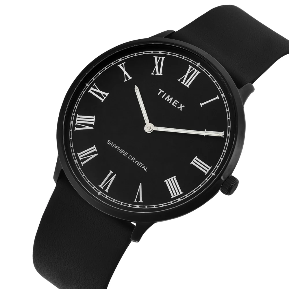 Timex Men Black Round Analog Dial Watch- TWEG22105 - Image 2