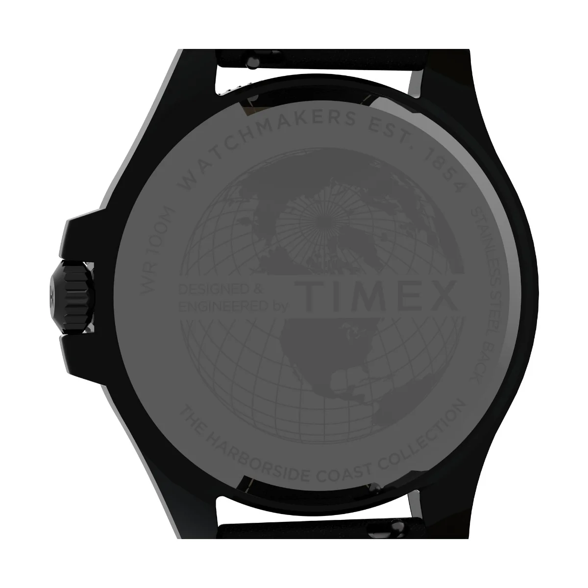Harborside Coast 43mm Leather Strap Watch - Image 5