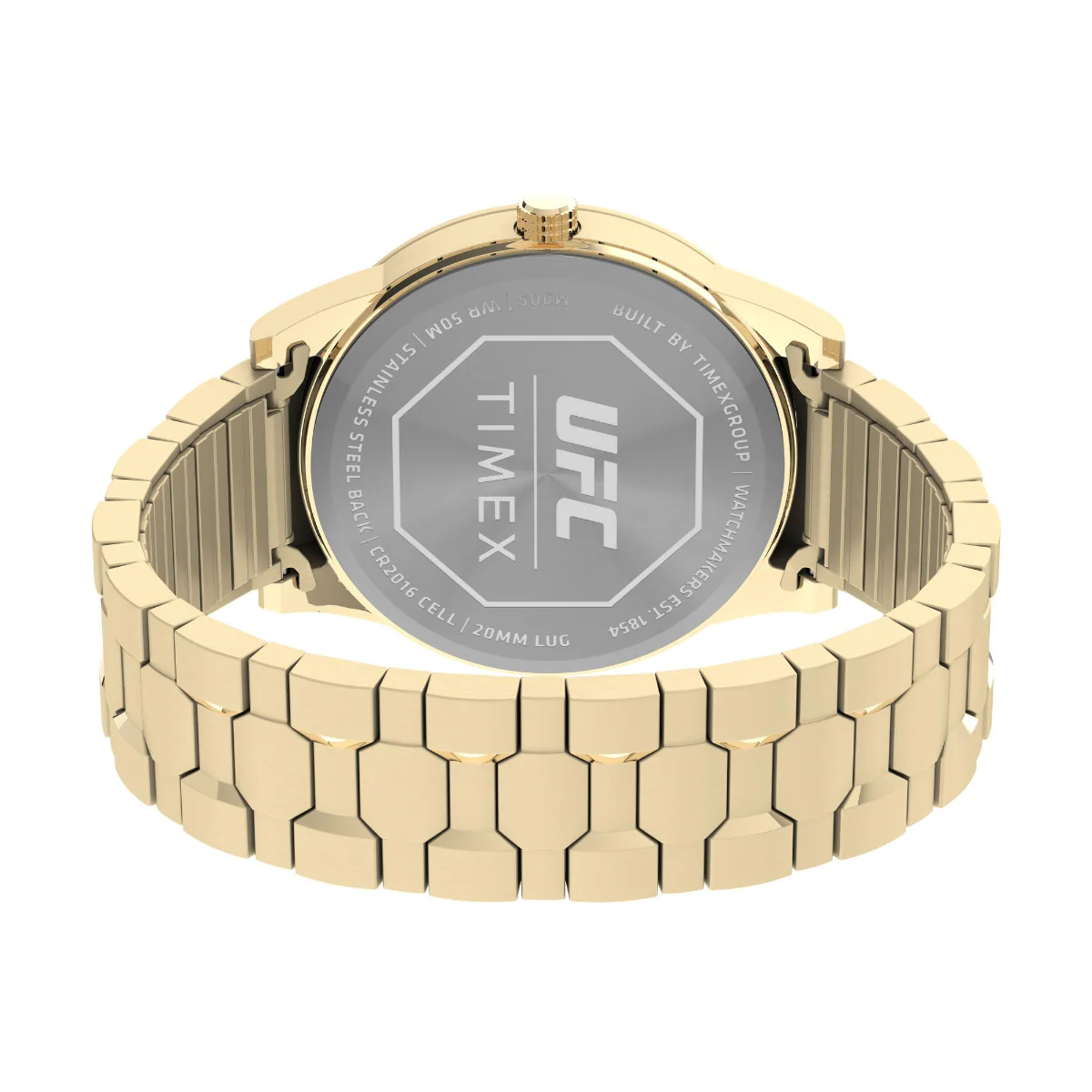 Timex Men Black Round Brass Dial Analog Watch- TW2V564000D - Image 2