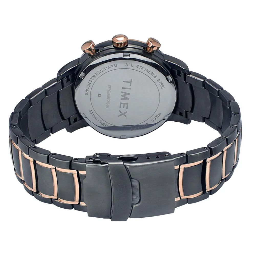 Timex Men Black Round Dial Analog Watch - TWEG20206 - Image 3
