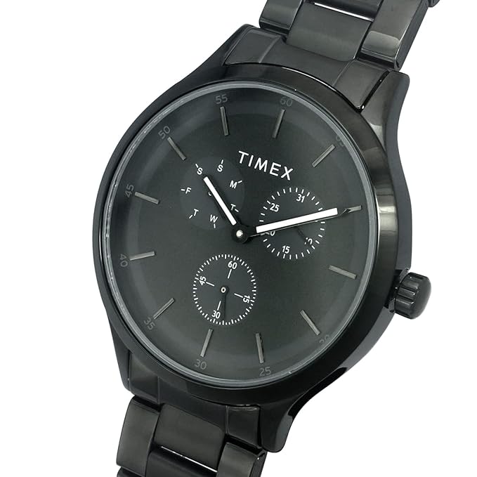 TIMEX Men Black Round Dial Analog Watch - TWHG03SMU17 - Image 2