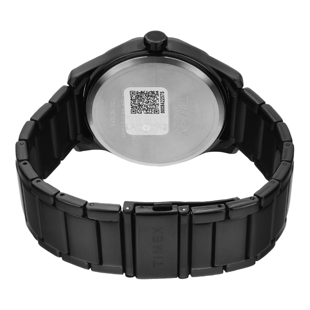 Timex Men Black Round Multifunction Dial Watch- TW0TG7625 - Image 6