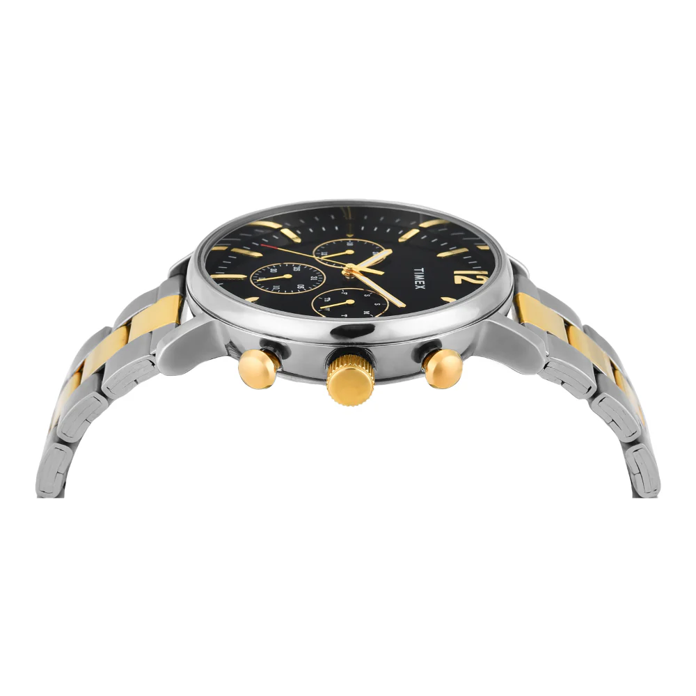 Timex Men Black Round Multifunction Dial Watch- TWEG20027 - Image 5