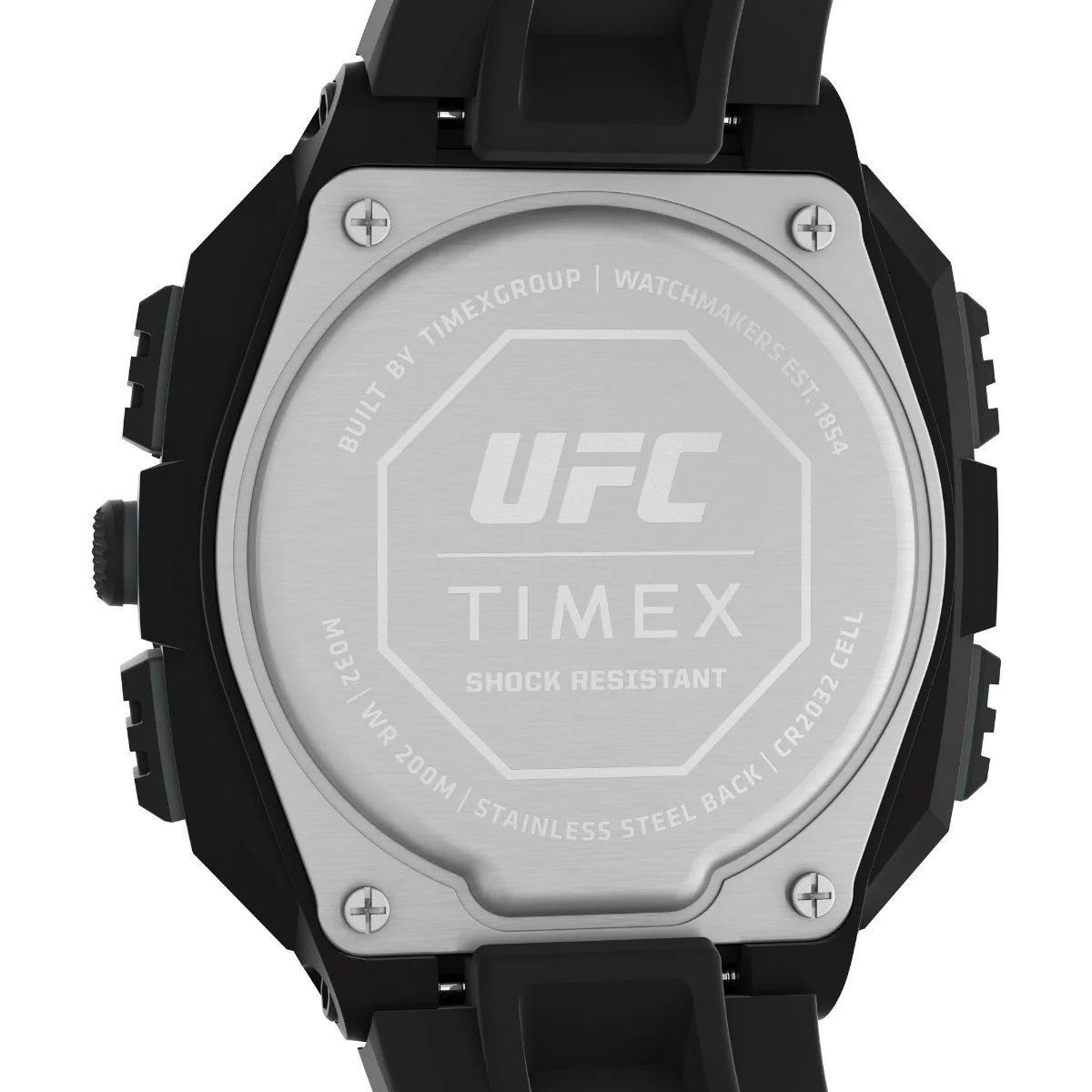 Timex Men Black Round Resin Dial Digital Watch-TW2V85100X6 - Image 3