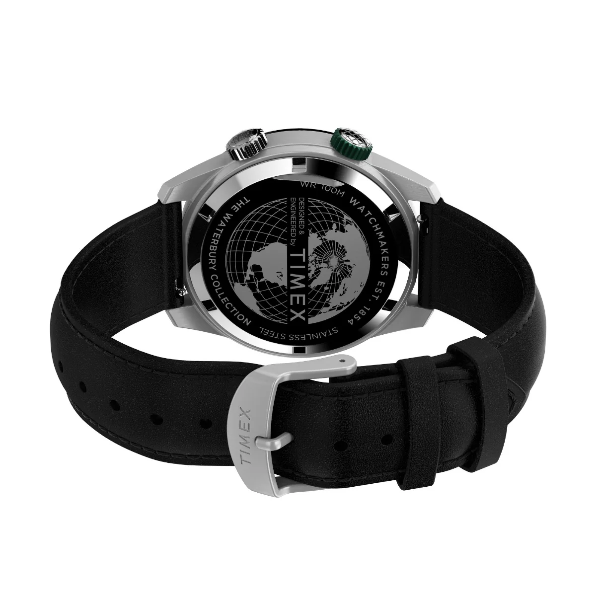 Waterbury Dive 41mm Leather Strap Watch - Image 2