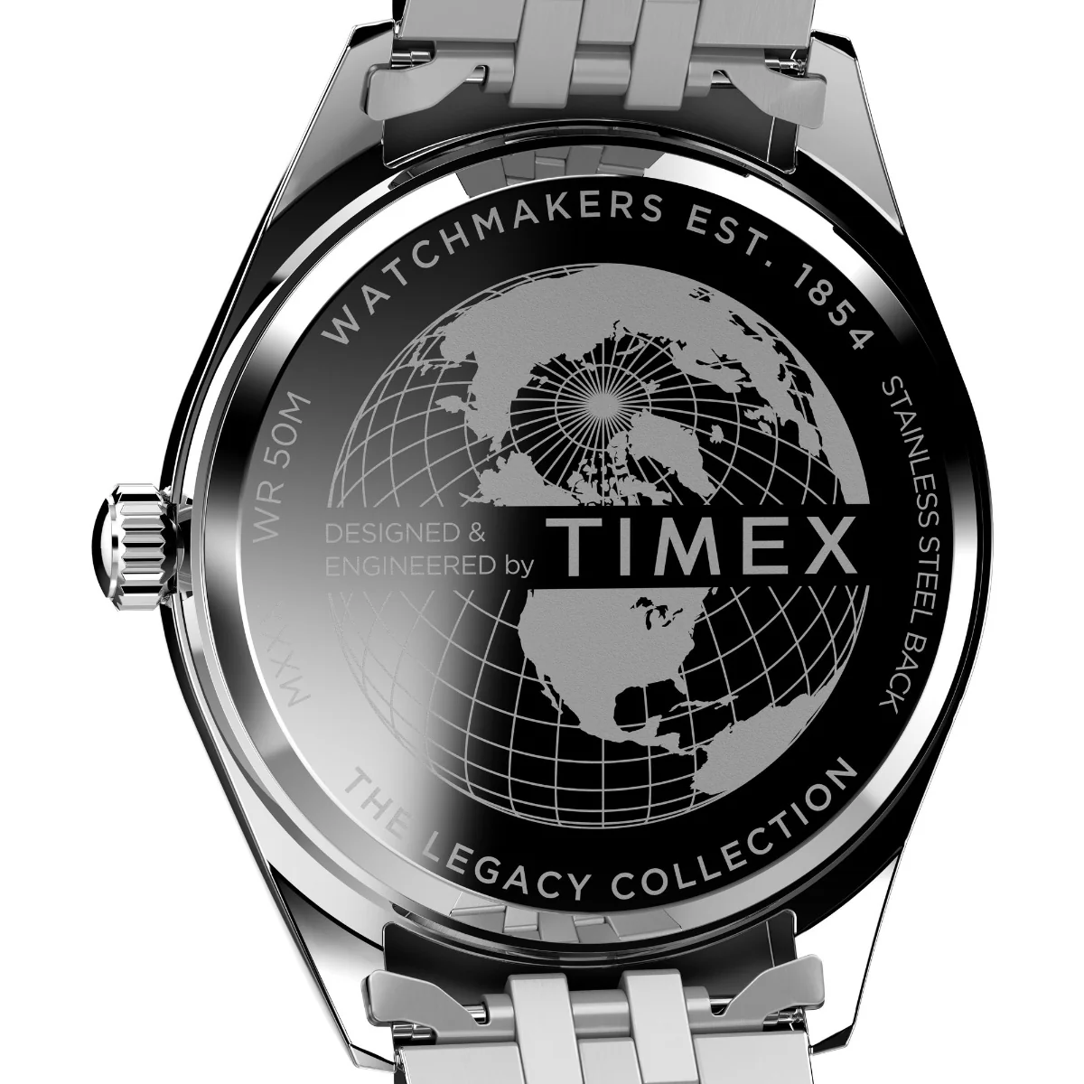 Timex Men Black Round Stainless Steel Dial Analog Watch-TW2V67800UJ - Image 5