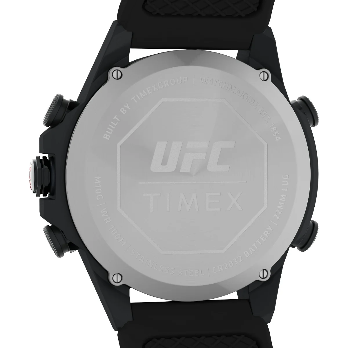 Timex Men Black Round Stainless Steel Dial Digital Watch-TW2V87000X6 - Image 5