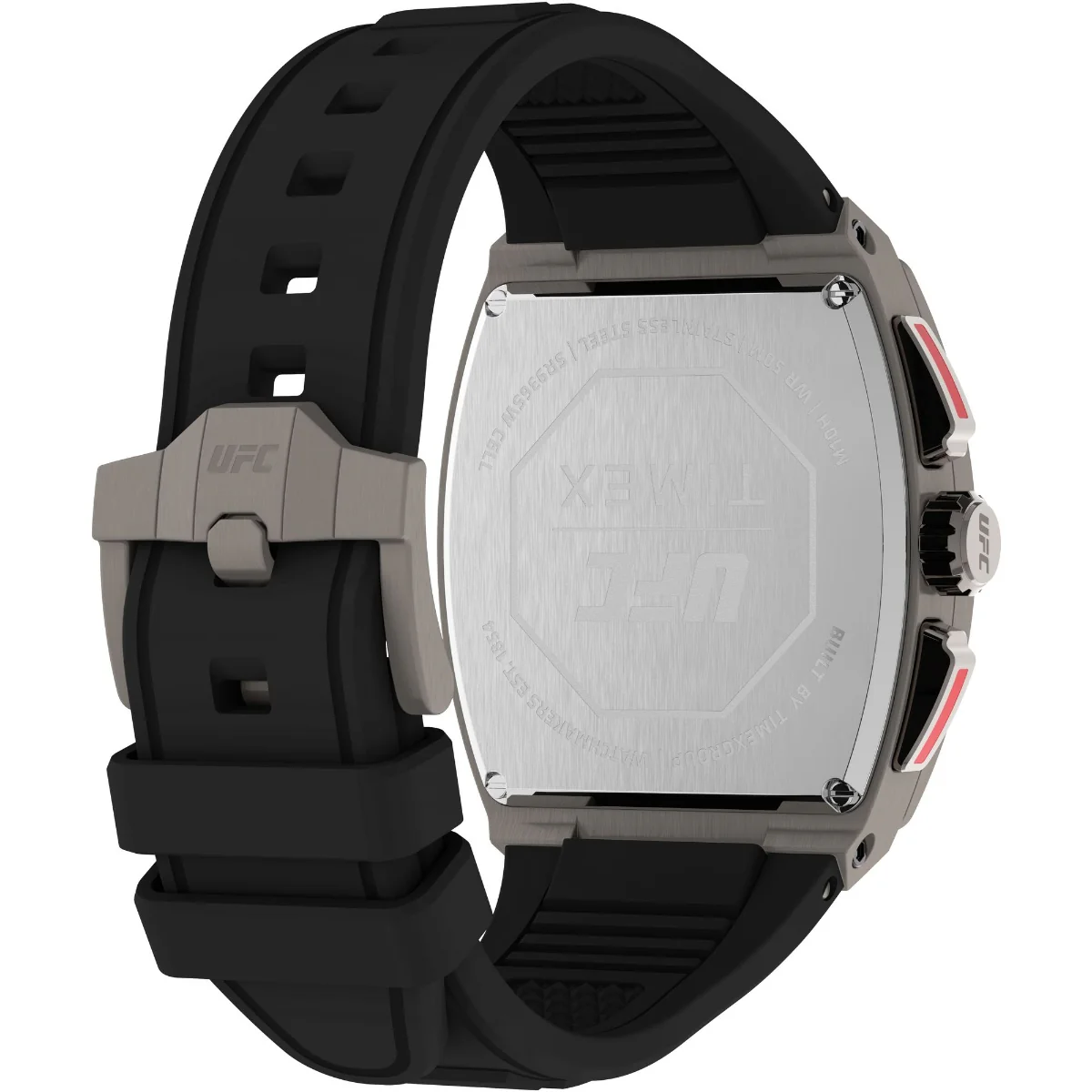 Timex Men Black Tonneau Stainless Steel Dial Analog Watch-TW2V87400X6 - Image 3