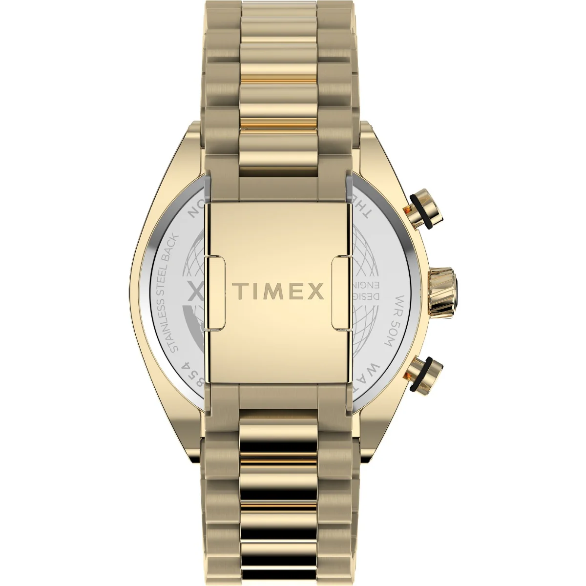 Timex Legacy Tonneau Chronograph 42mm Stainless Steel Bracelet Watch - Image 6