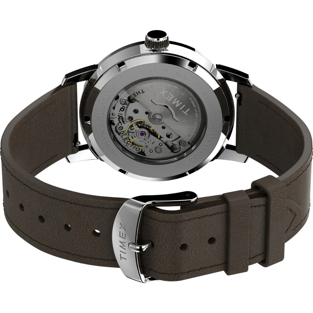 Marlin Automatic 40mm Leather Strap Watch - Image 3