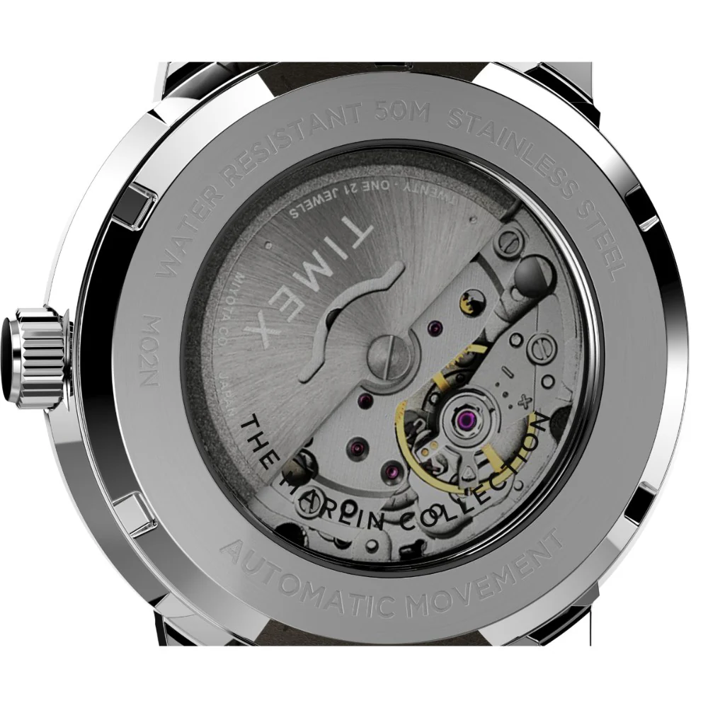 Marlin Automatic 40mm Leather Strap Watch - Image 4