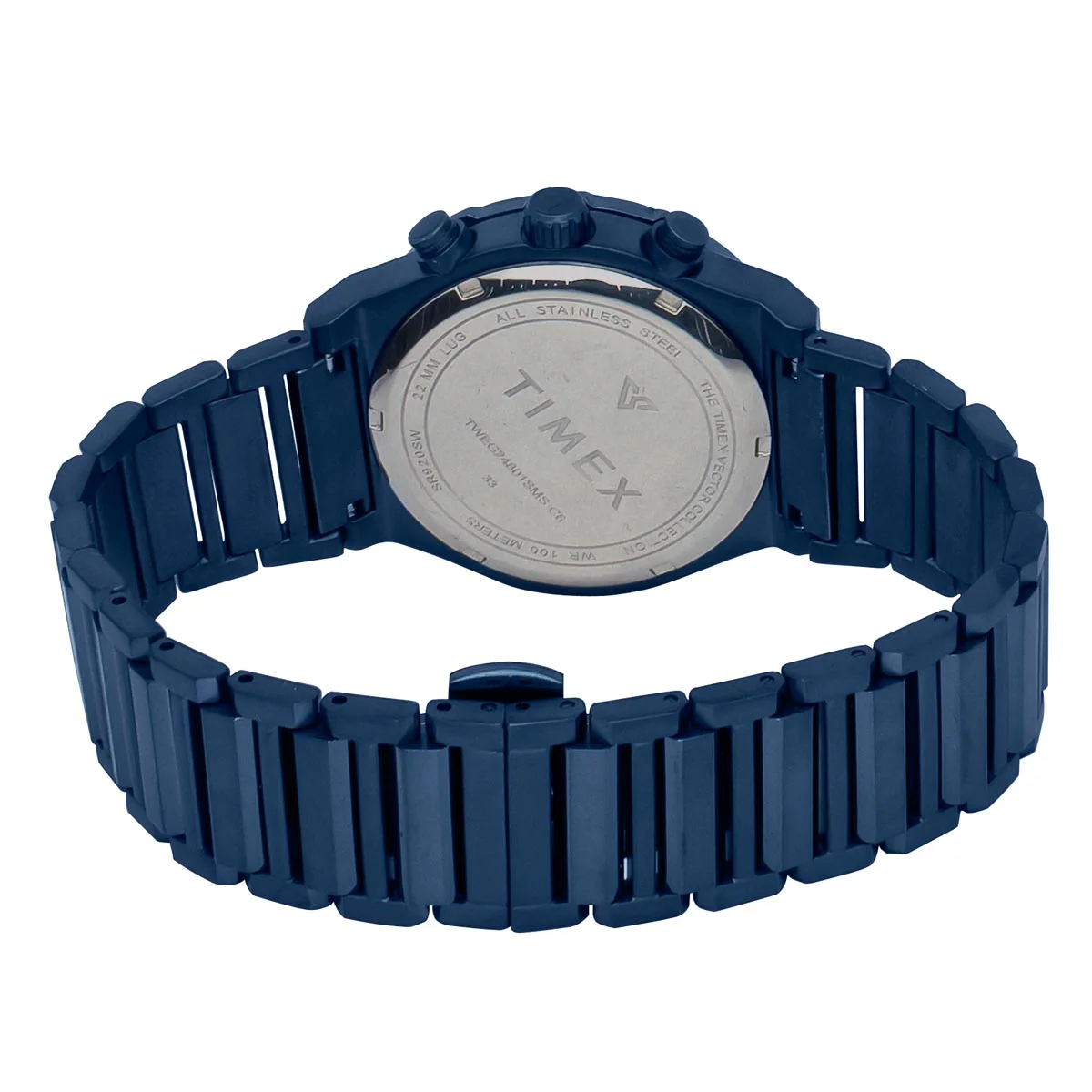 TIMEX Men Blue Round Dial Analog Chronograph Watch - TWEG24801 - Image 3