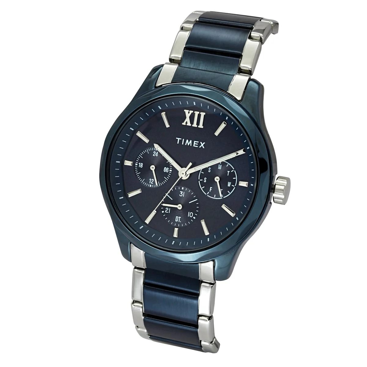 TIMEX Men Blue Round Dial Analog Watch - TW0TG7638 - Image 2