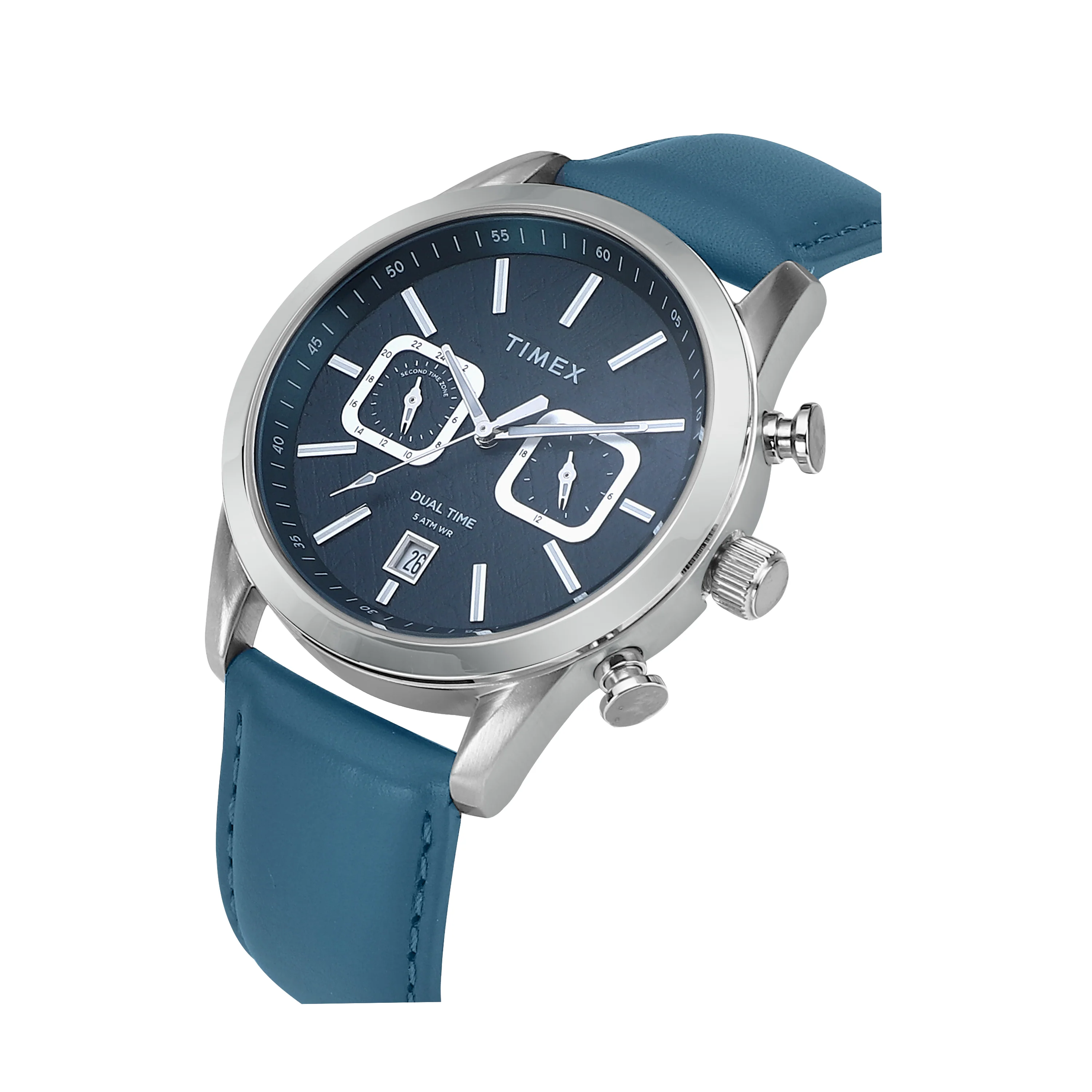 TIMEX Men Blue Round Dial Analog Watch - TWEG17608 - Image 2