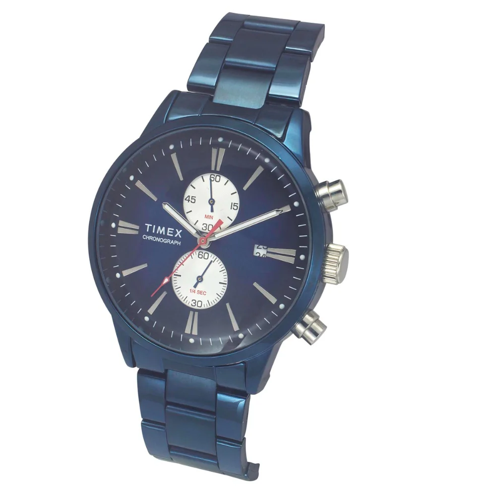 Timex Cosmic Awe Men Chronograph Round Dial Blue Watch - TWEG19934 - Image 3