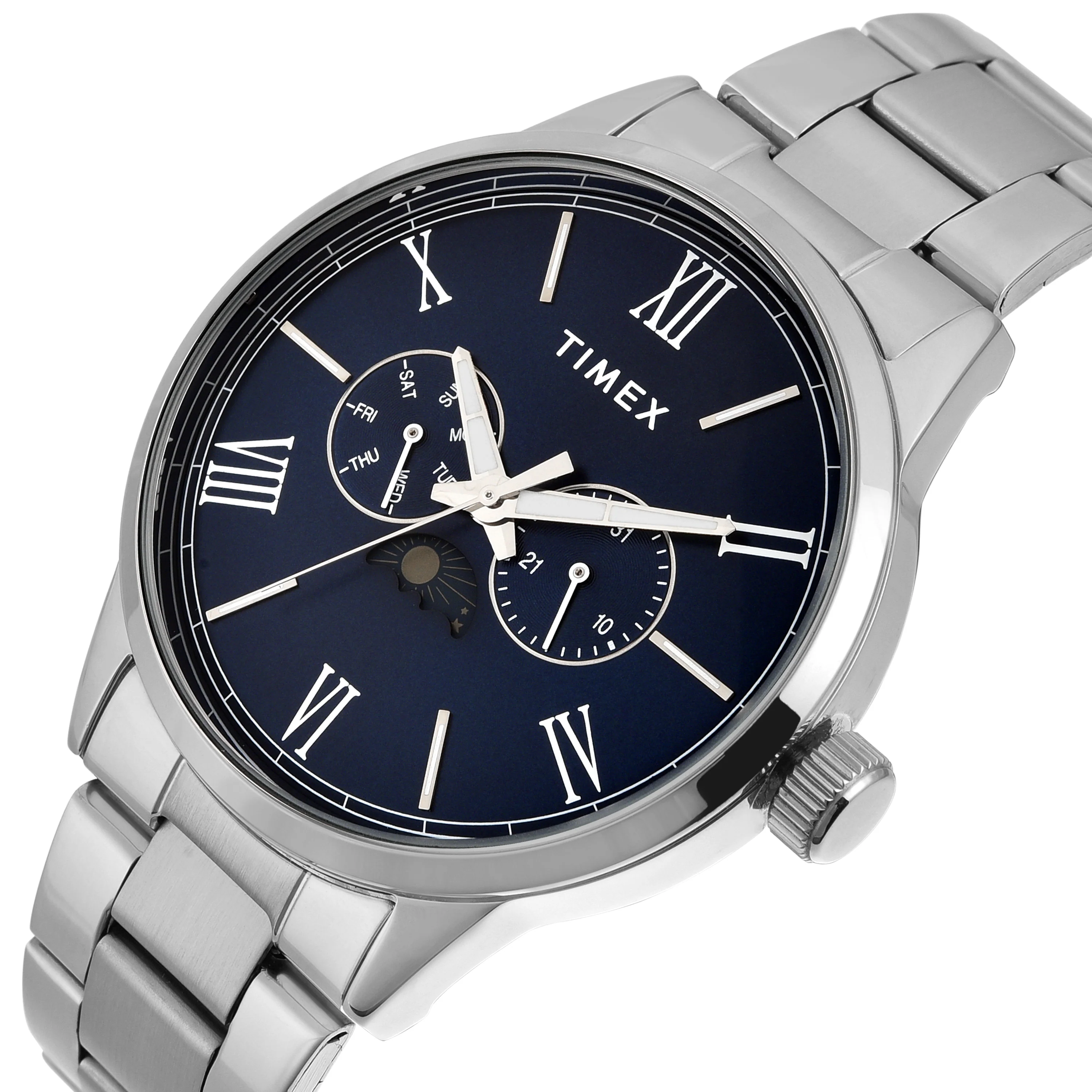 TIMEX Men Blue Round Dial Analog Watch - TWEG19944 - Image 2