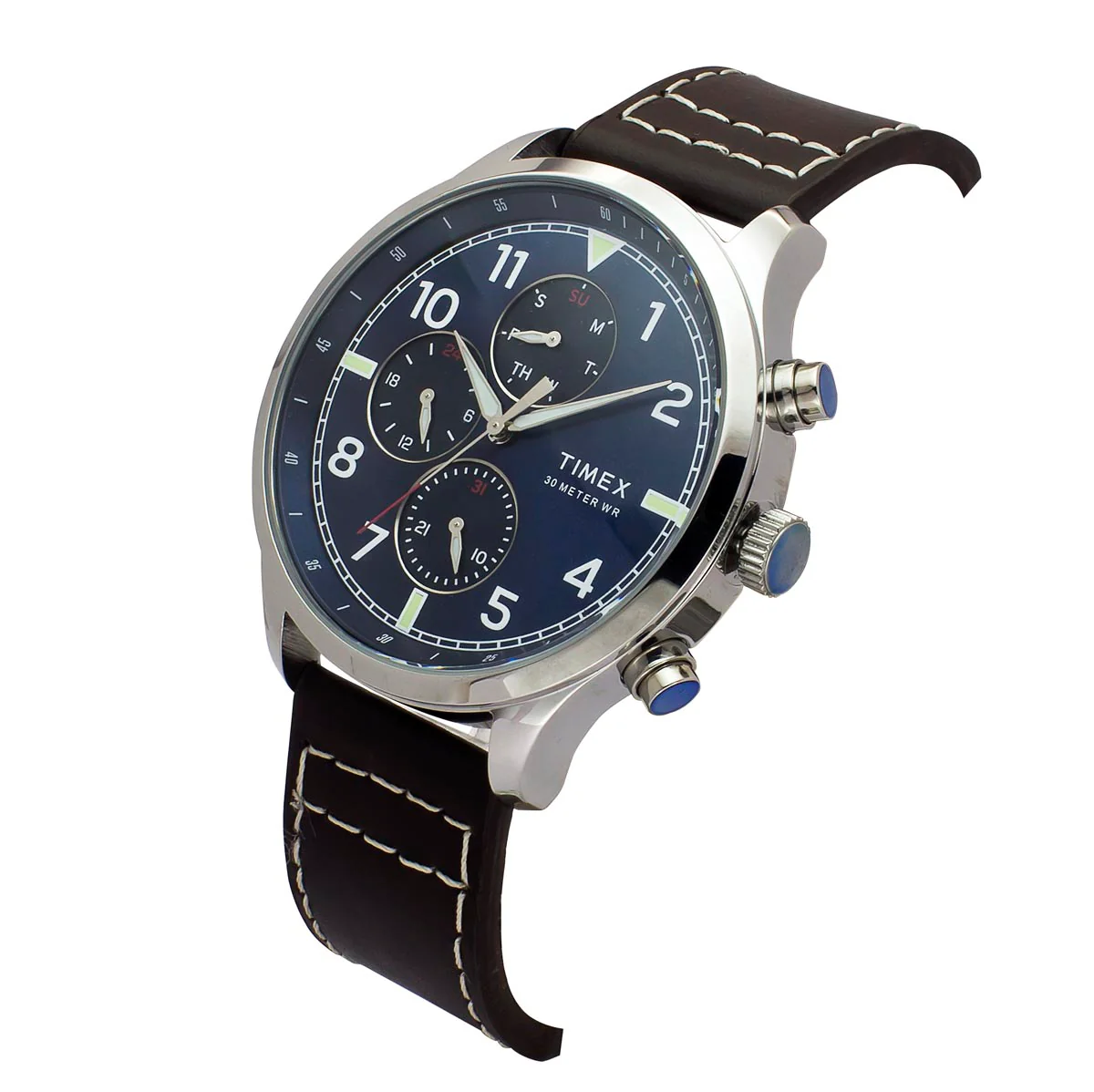 TIMEX Men Blue Round Dial Analog Watch - TWEG23901 - Image 2