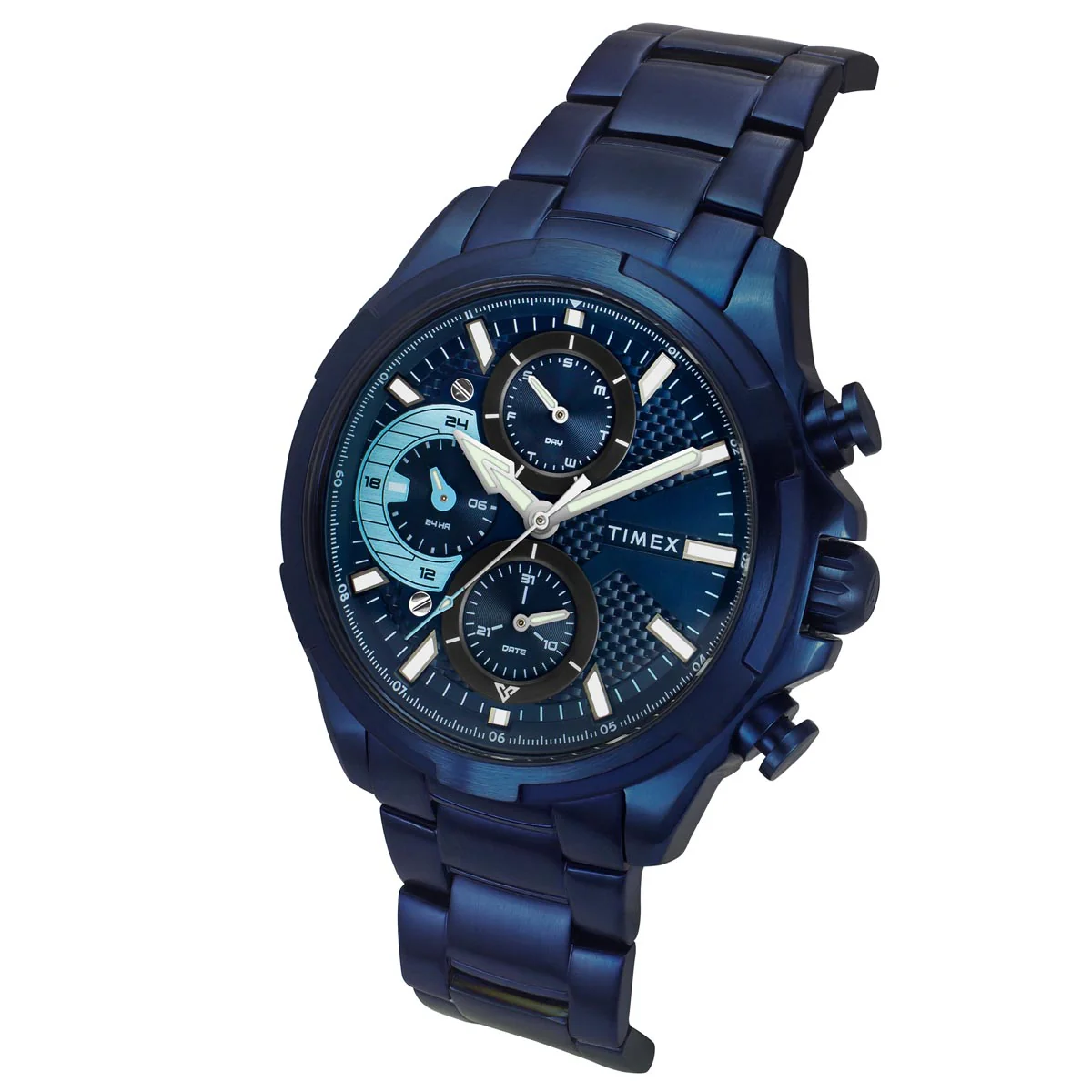 TIMEX Men Blue Round Dial Analog Watch - TWEG25003 - Image 2
