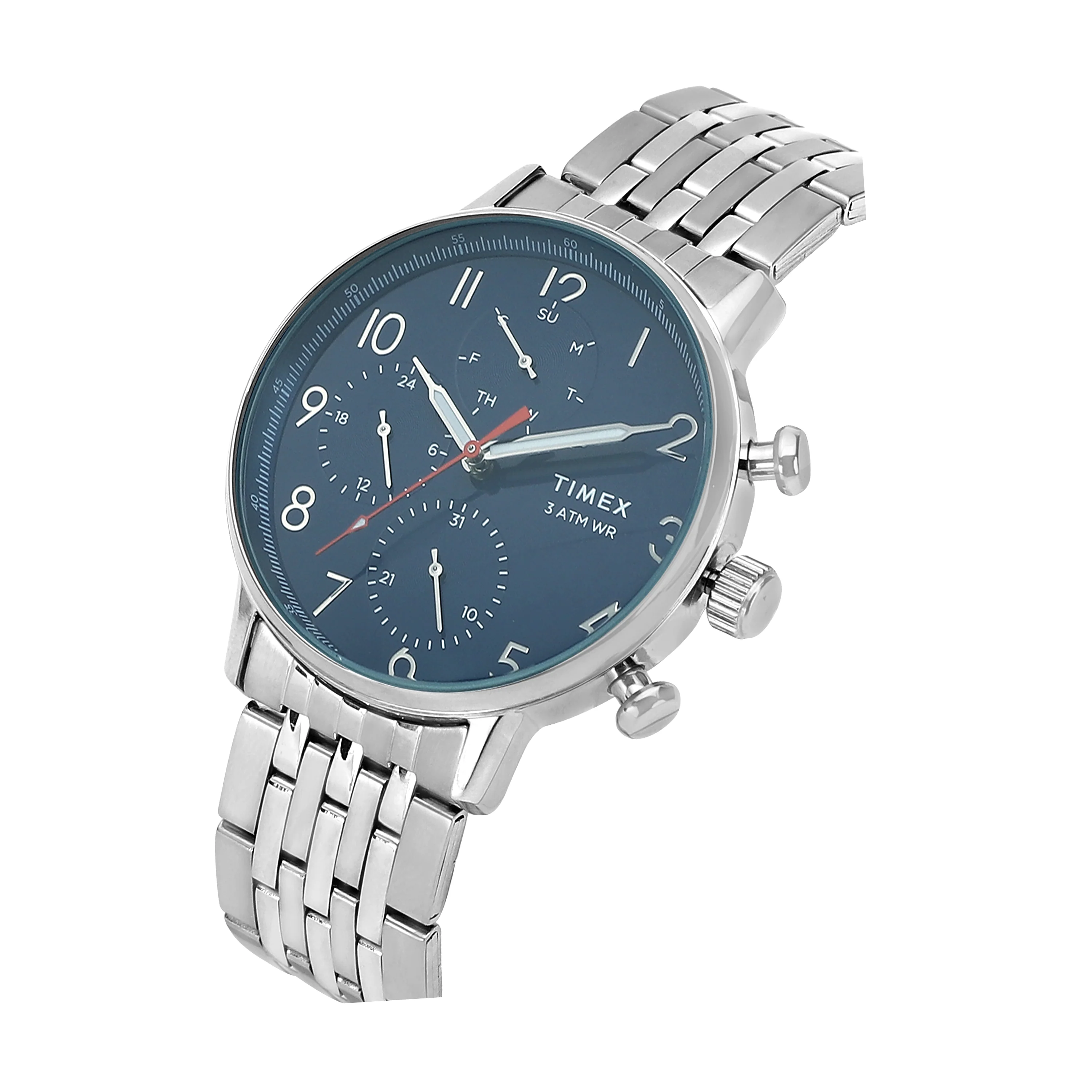 TIMEX Men Blue Round Dial Analog Watch - TWEG25403 - Image 2