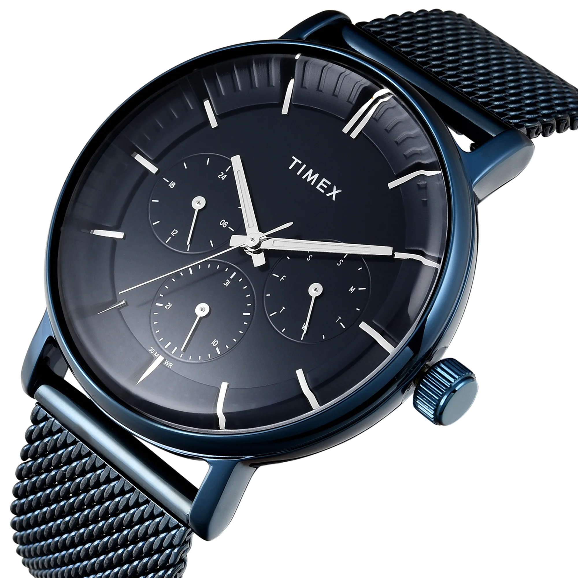 TIMEX Men Blue Round Dial Analog Watch - TWEG25704 - Image 2