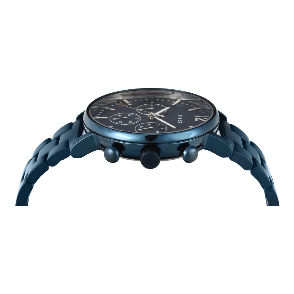 Timex Men Blue Round Multifunction Dial Watch- TWEG20028 - Image 5