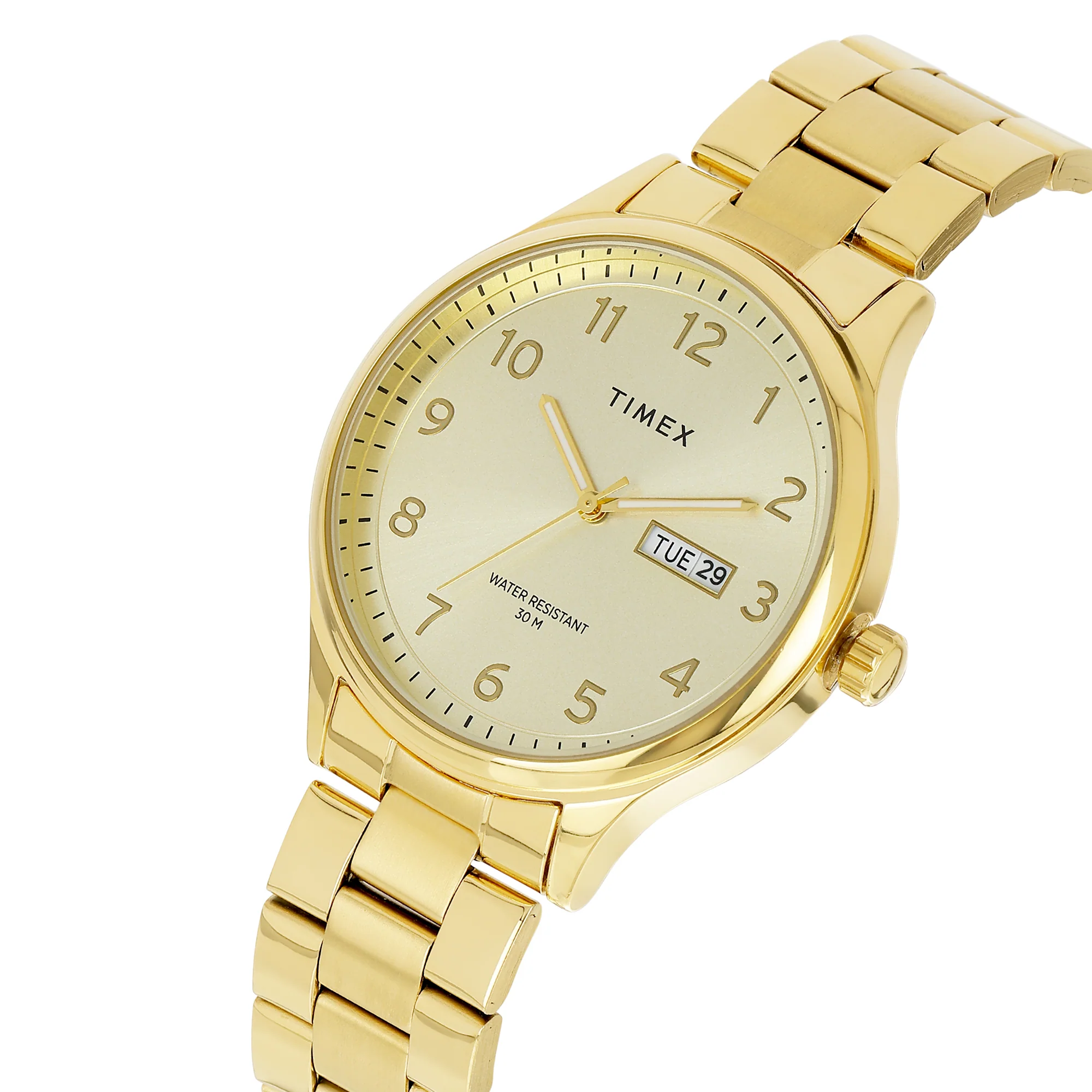 TIMEX Men Champagne Round Dial Analog Watch - TWEG18442 - Image 2