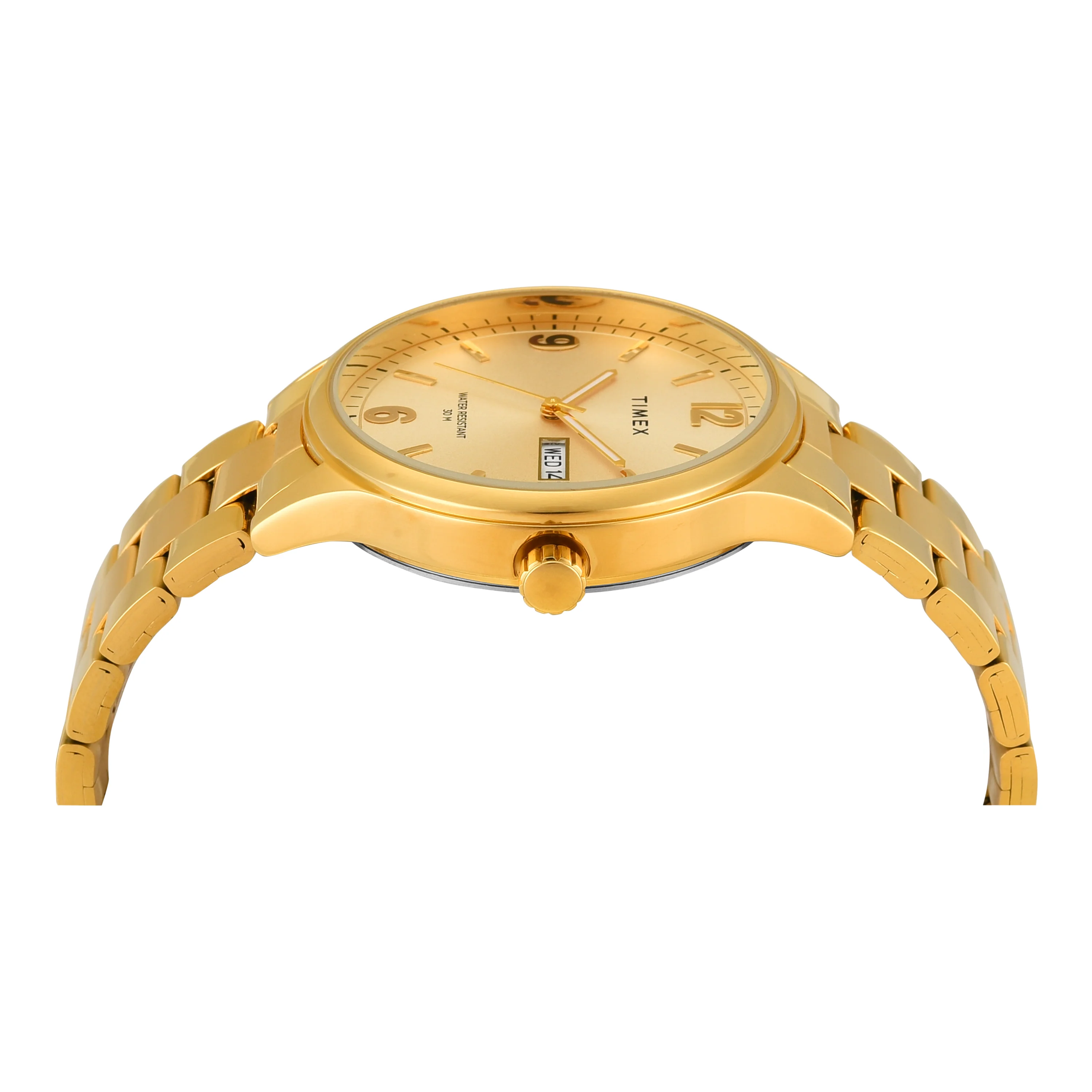 TIMEX Men Champagne Round Dial Analog Watch - TWEG18444 - Image 4