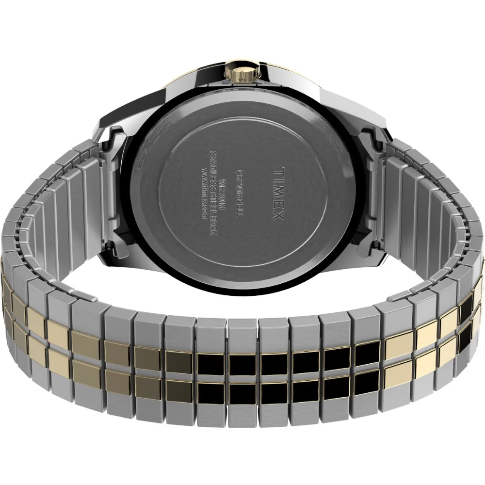 Main Street Classic 36mm Stainless Steel Expansion Band Watch with Perfect Fit - Image 4