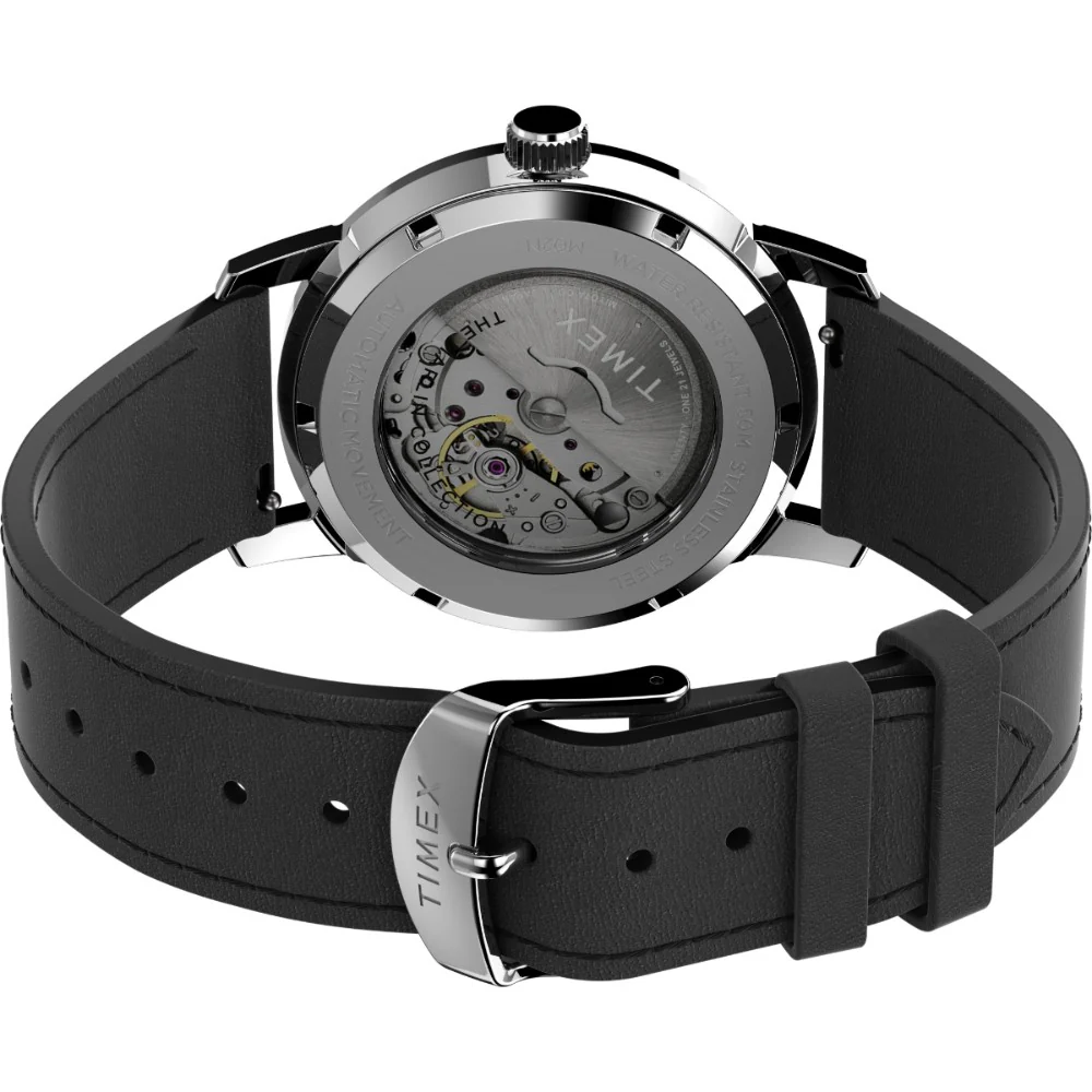 Marlin Automatic 40mm Leather Strap Watch - Image 3