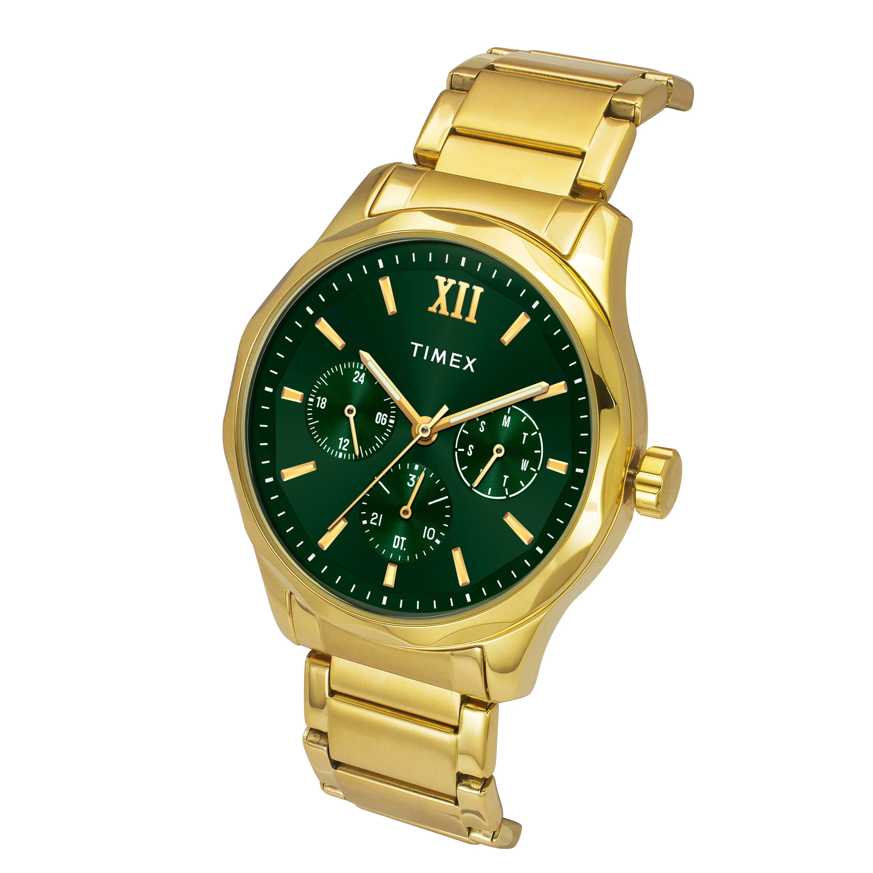 Timex Men Green Round Dial Analog Watch - TW0TG7635 - Image 2