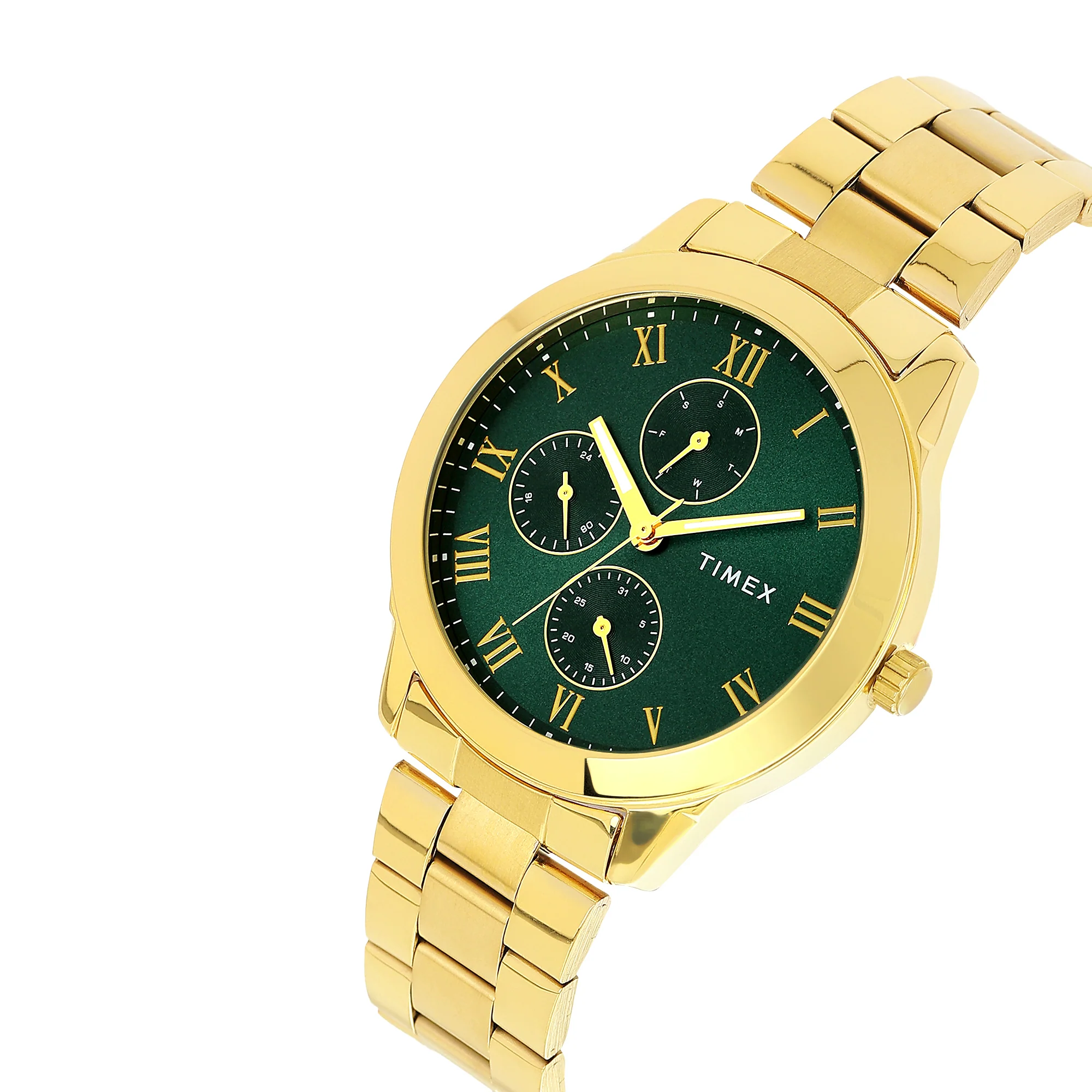 TIMEX Men Green Round Dial Analog Watch - TWEG18527 - Image 2
