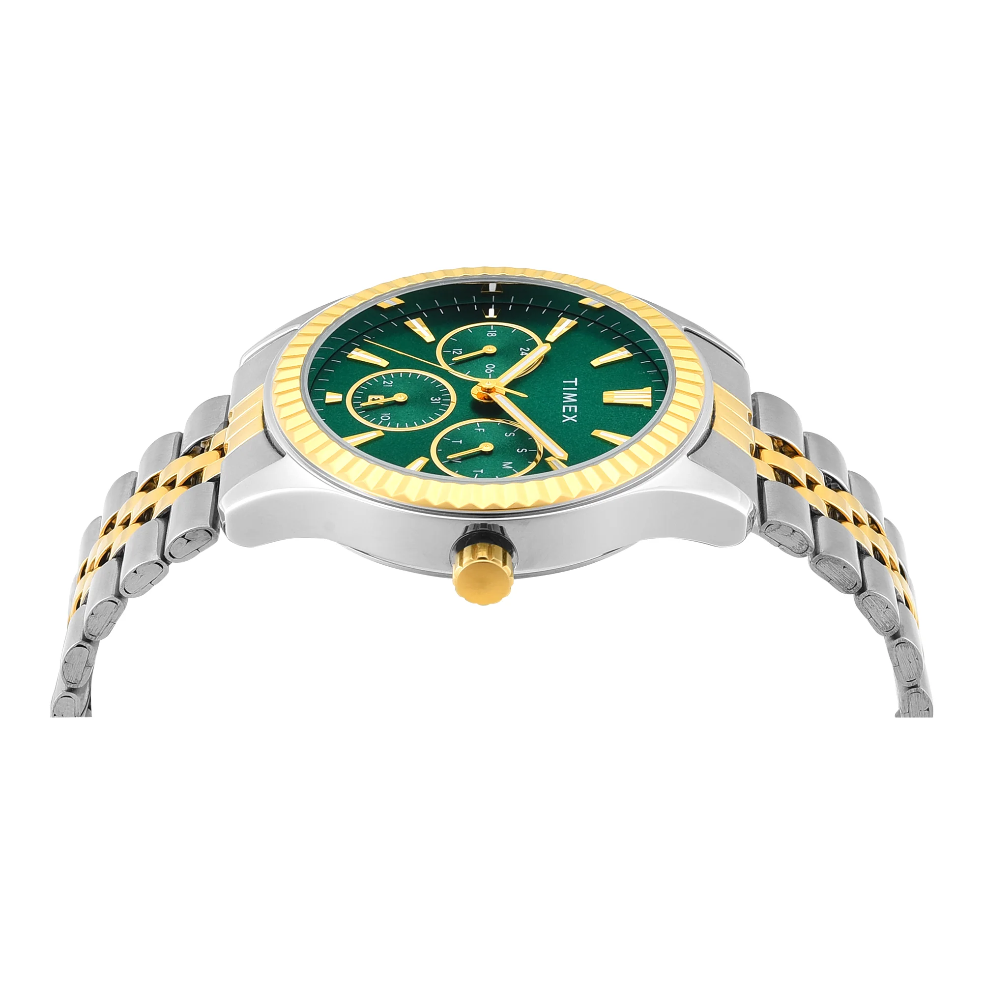 TIMEX Men Green Round Dial Analog Watch - TWEG25201 - Image 4