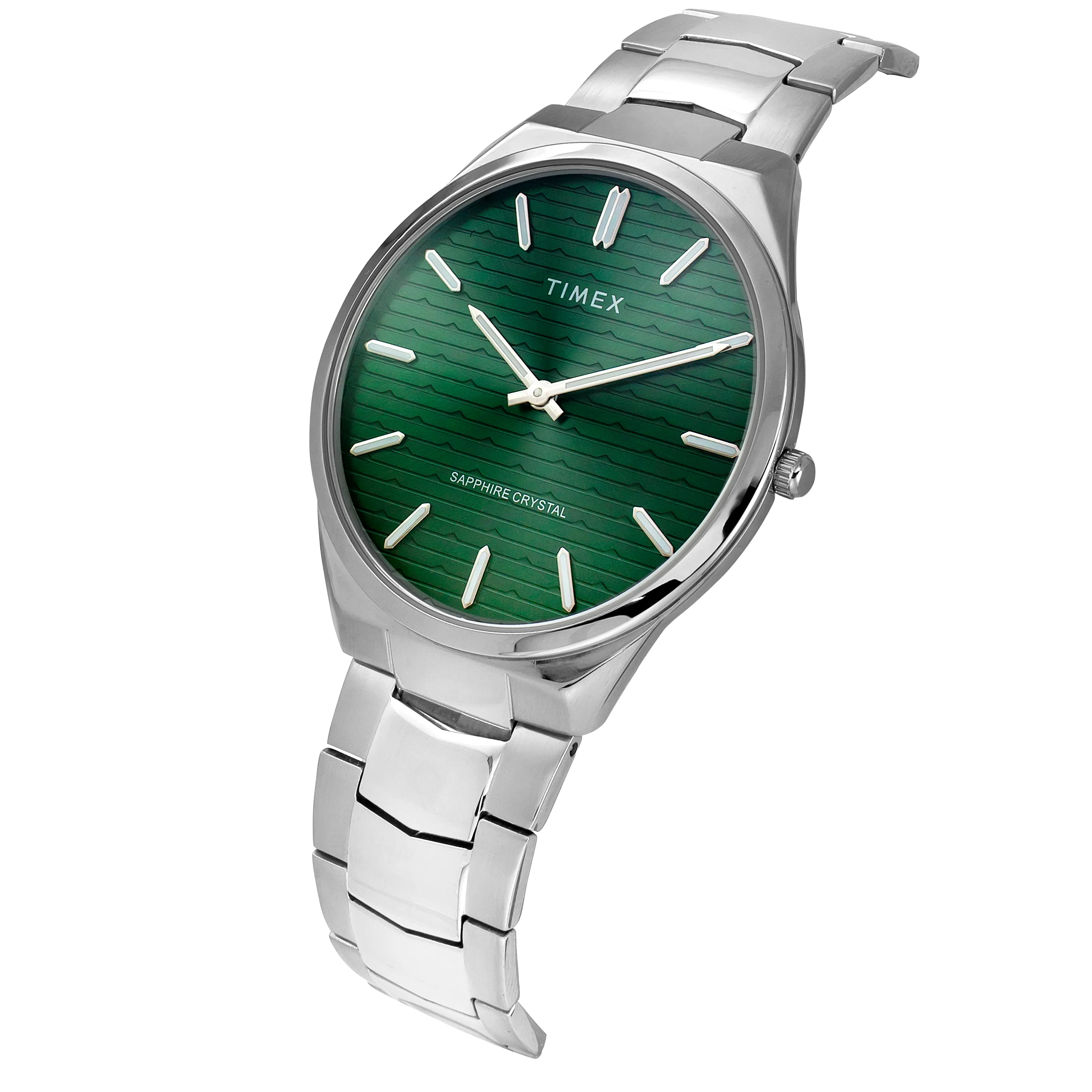 TIMEX Men Green Round Dial Analog Watch - TWEG25800 - Image 2