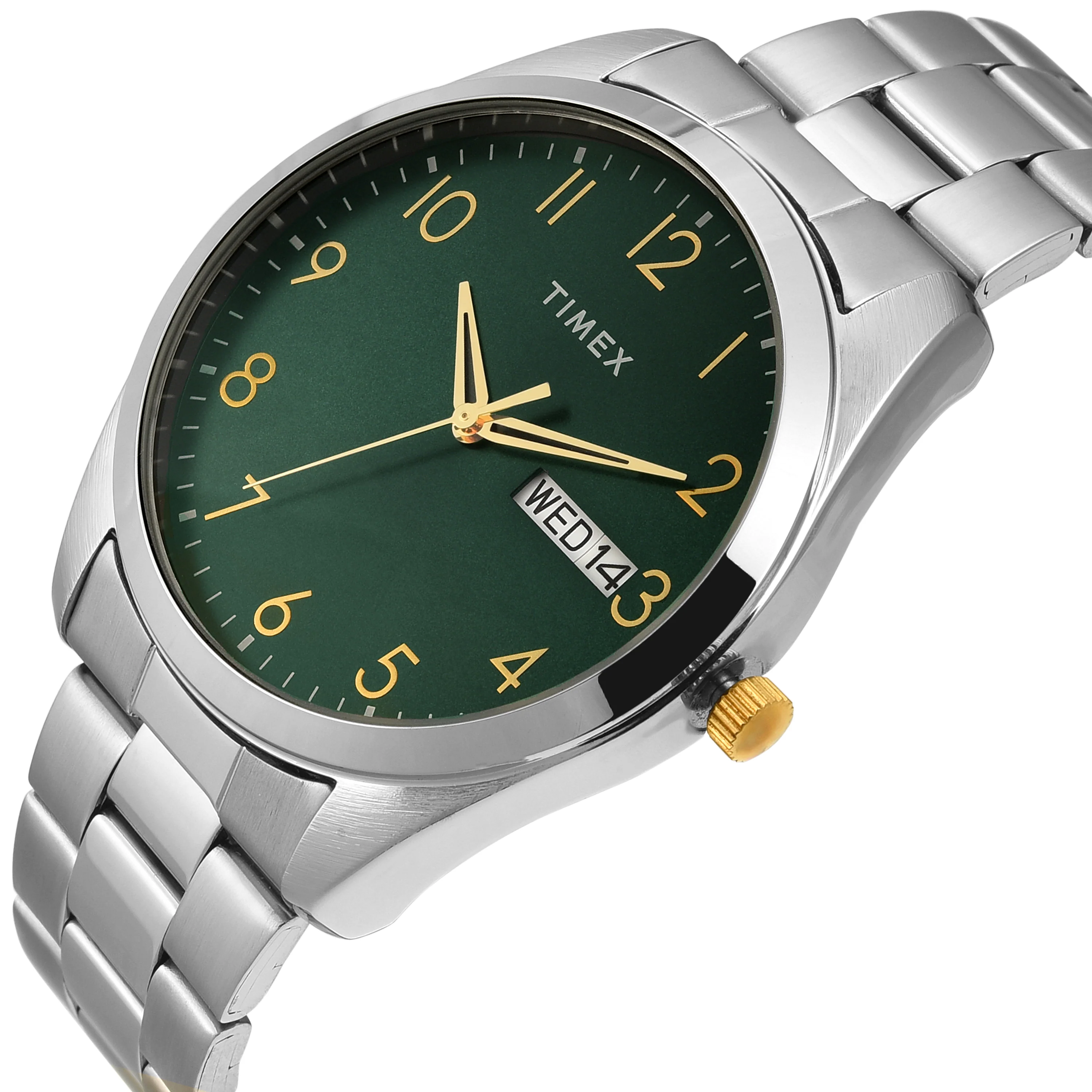 TIMEX Men Green Round Dial Analog Watch - TWTG10421 - Image 2