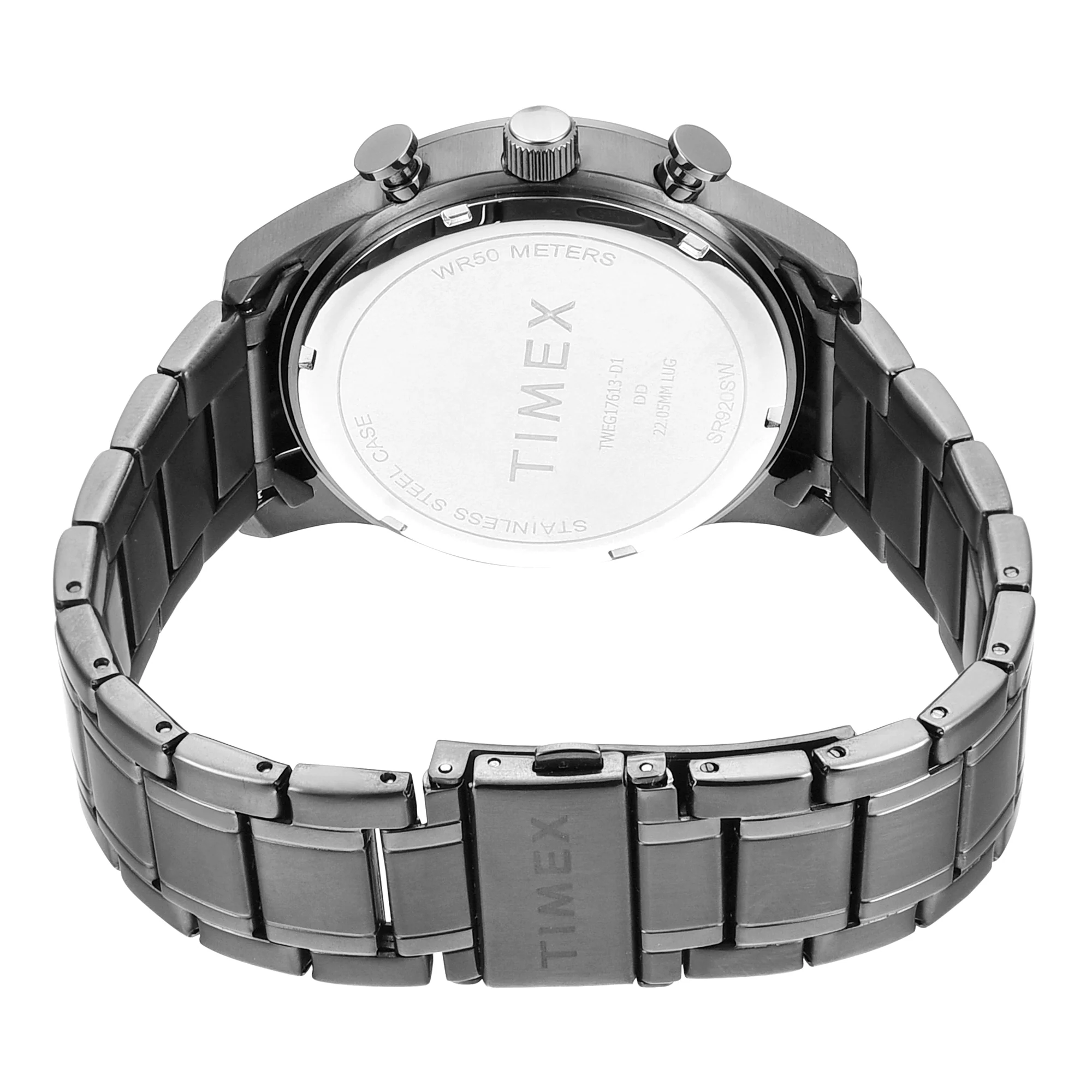 TIMEX Men Grey Round Chronograph Dial Analog Watch - TWEG17613 - Image 5