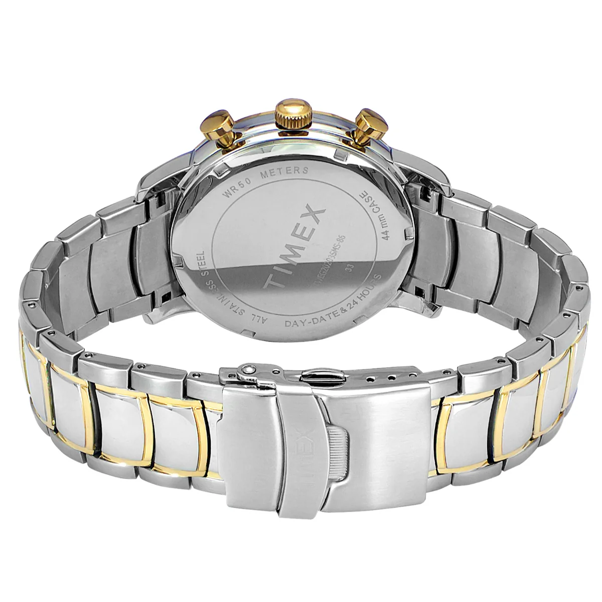 Timex Men Multifunction Silver Round Stainless Steel Dial Watch- TWEG20203 - Image 5