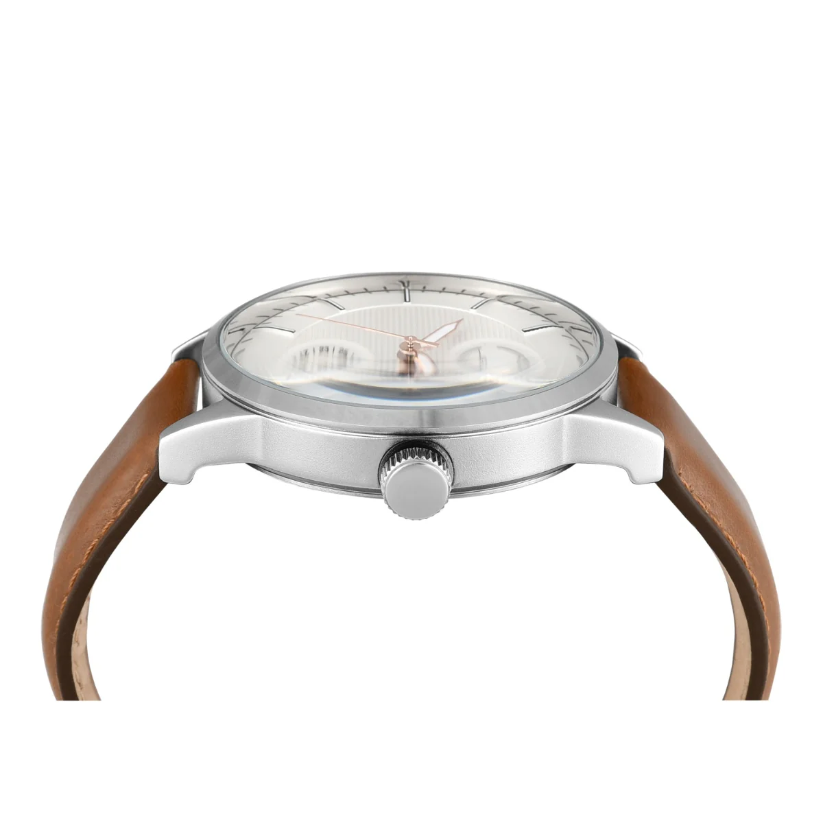 Timex Men Multifunction White Round Brass Dial Watch- TWEG19914 - Image 5