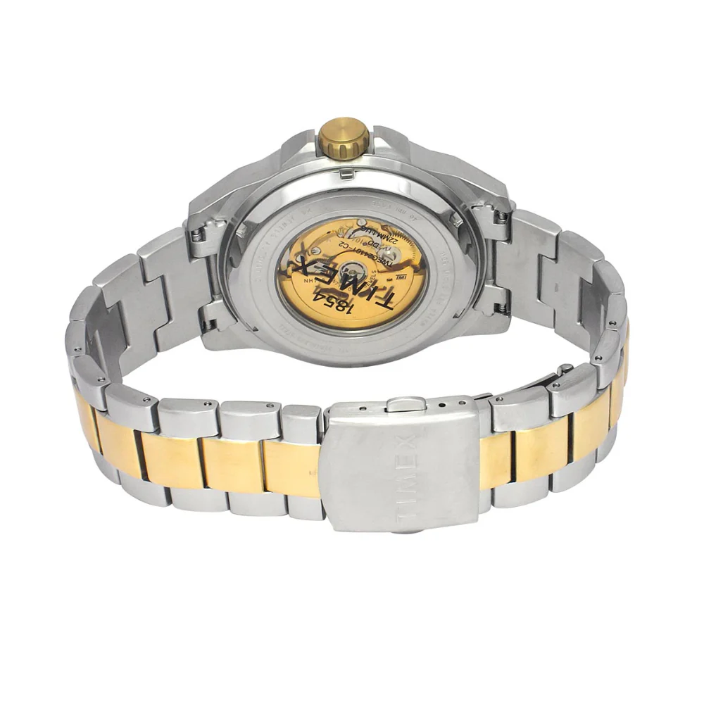Timex Men Silver Round Dial Analog Automatic Watch - TWEG24101 - Image 4